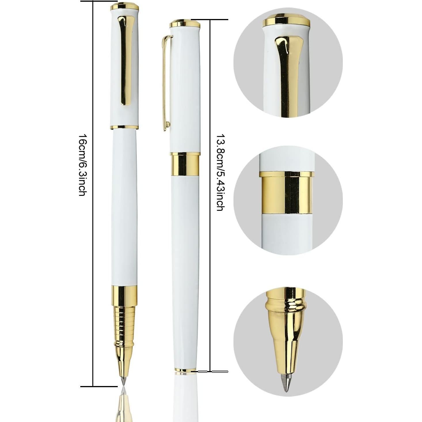 Bolígrafo de Lujo YIVONKA Negro 0.5mm Recarga en Caja Regalo