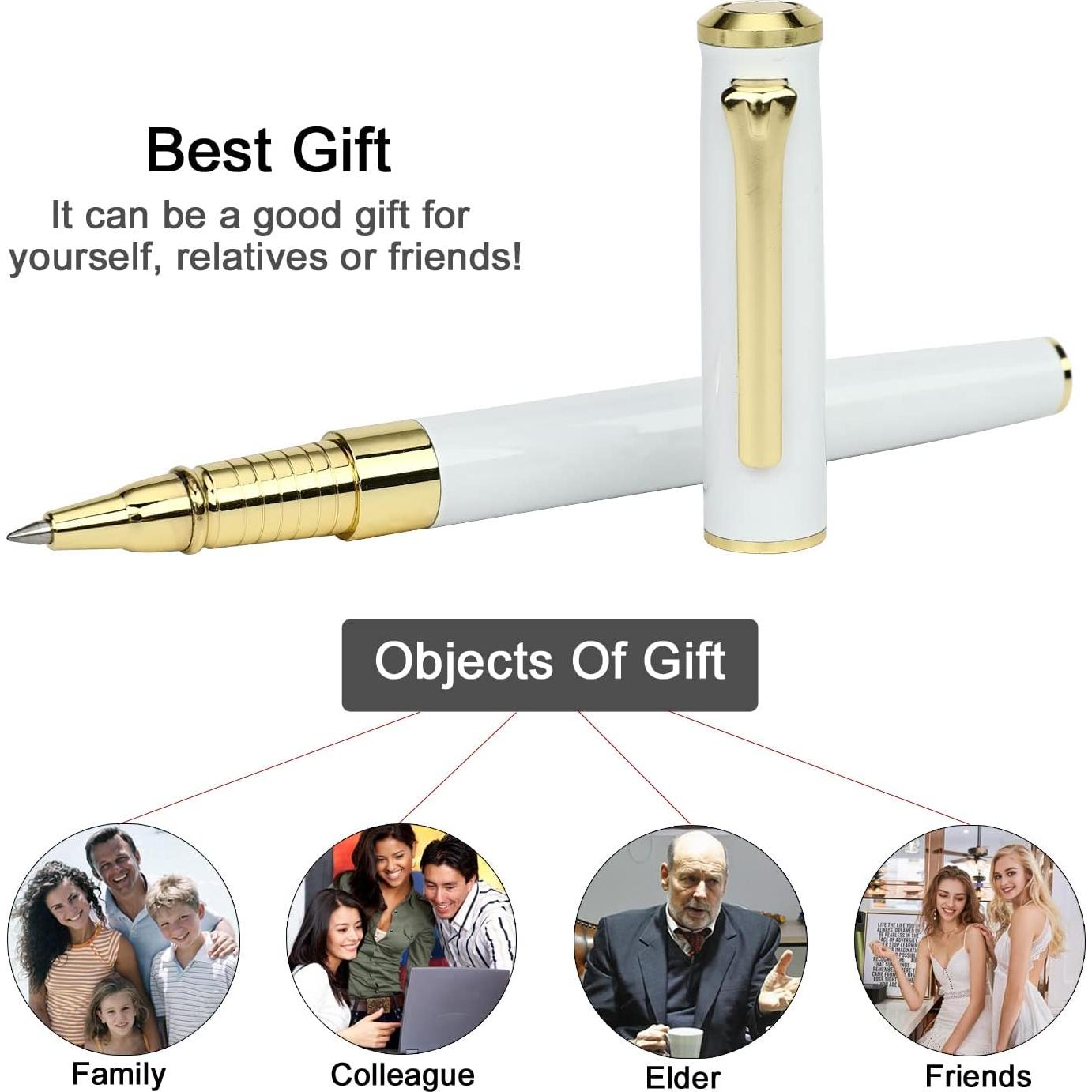 Bolígrafo de Lujo YIVONKA Negro 0.5mm Recarga en Caja Regalo