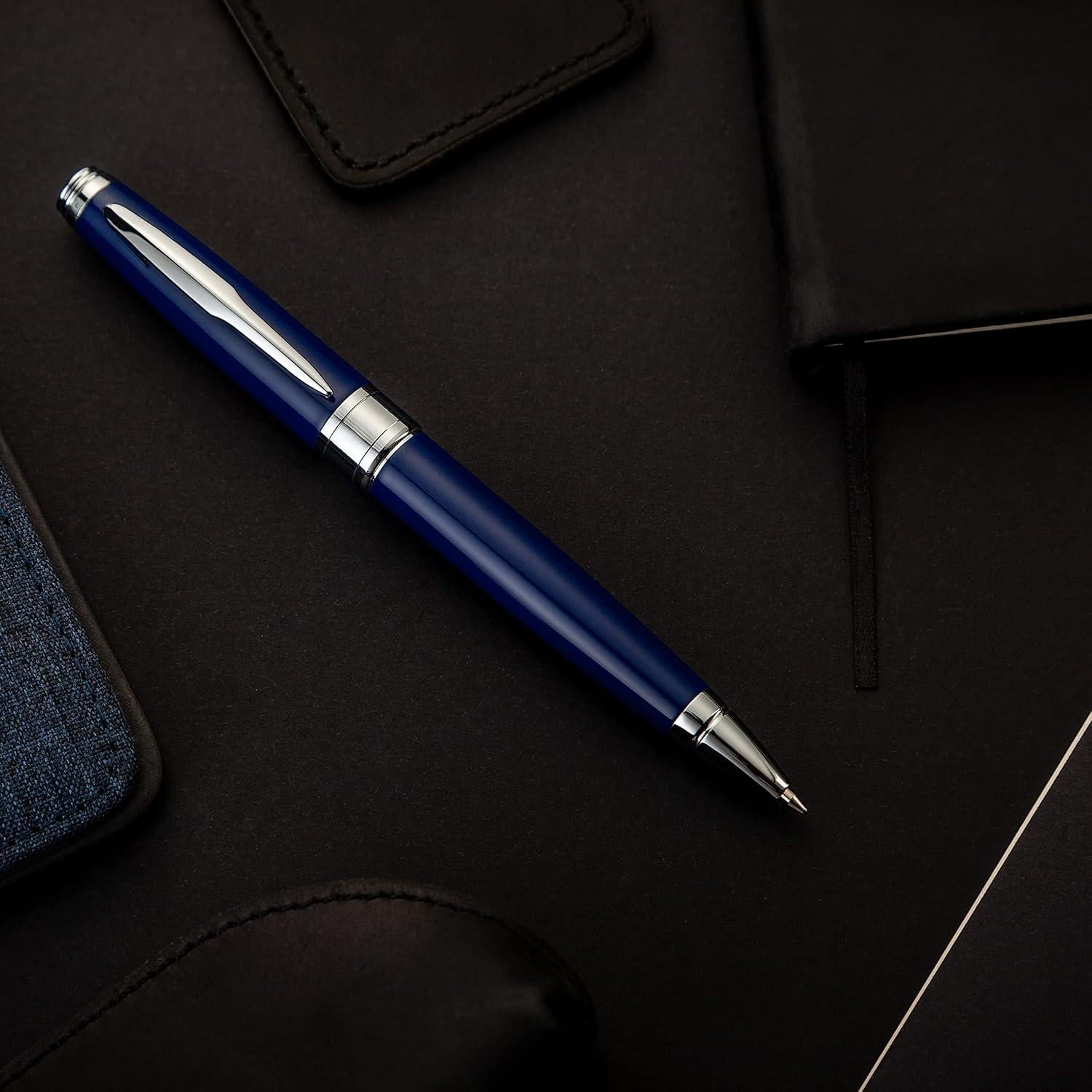 Conjunto de bolígrafos ZenZoi de lujo con recargas - Azul