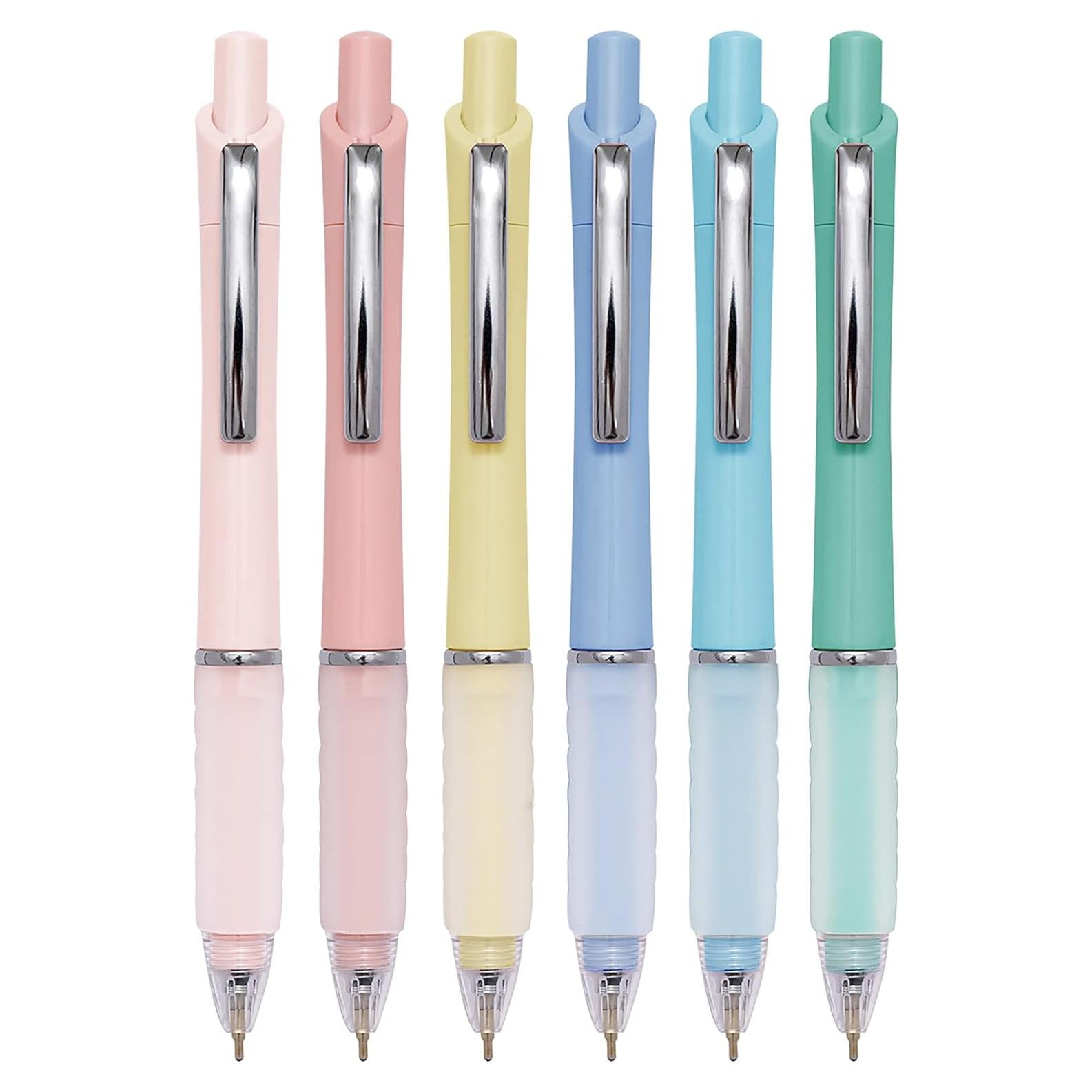 Bolígrafos Aisibeiger Tinta Negra 1.0mm Antideslizante (6 Pzs)