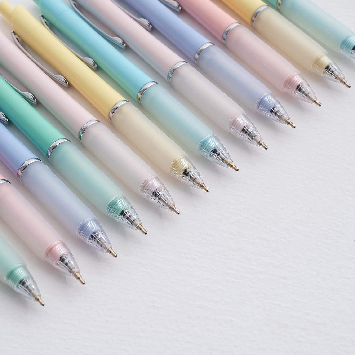 Bolígrafos Aisibeiger Tinta Negra 1.0mm Antideslizante (6 Pzs)