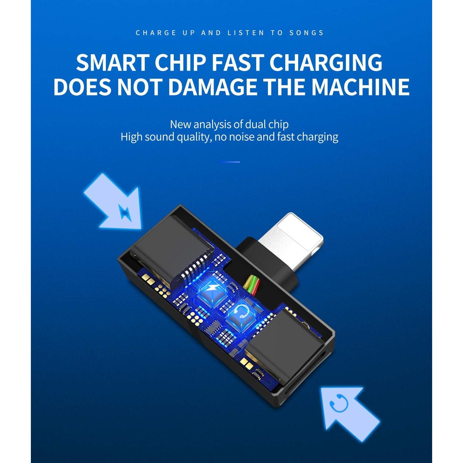 Adaptador Lightning a Audio Zoyuzan 4 en 1 para iPhone