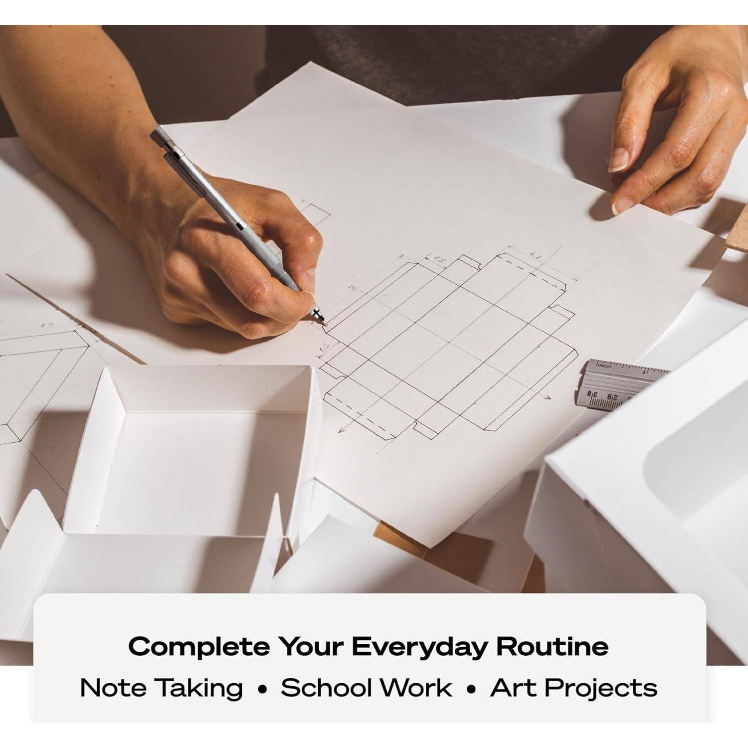 Lápiz Mecánico Uniball Kuru Toga Elite 0.5mm Cuerpo Metal