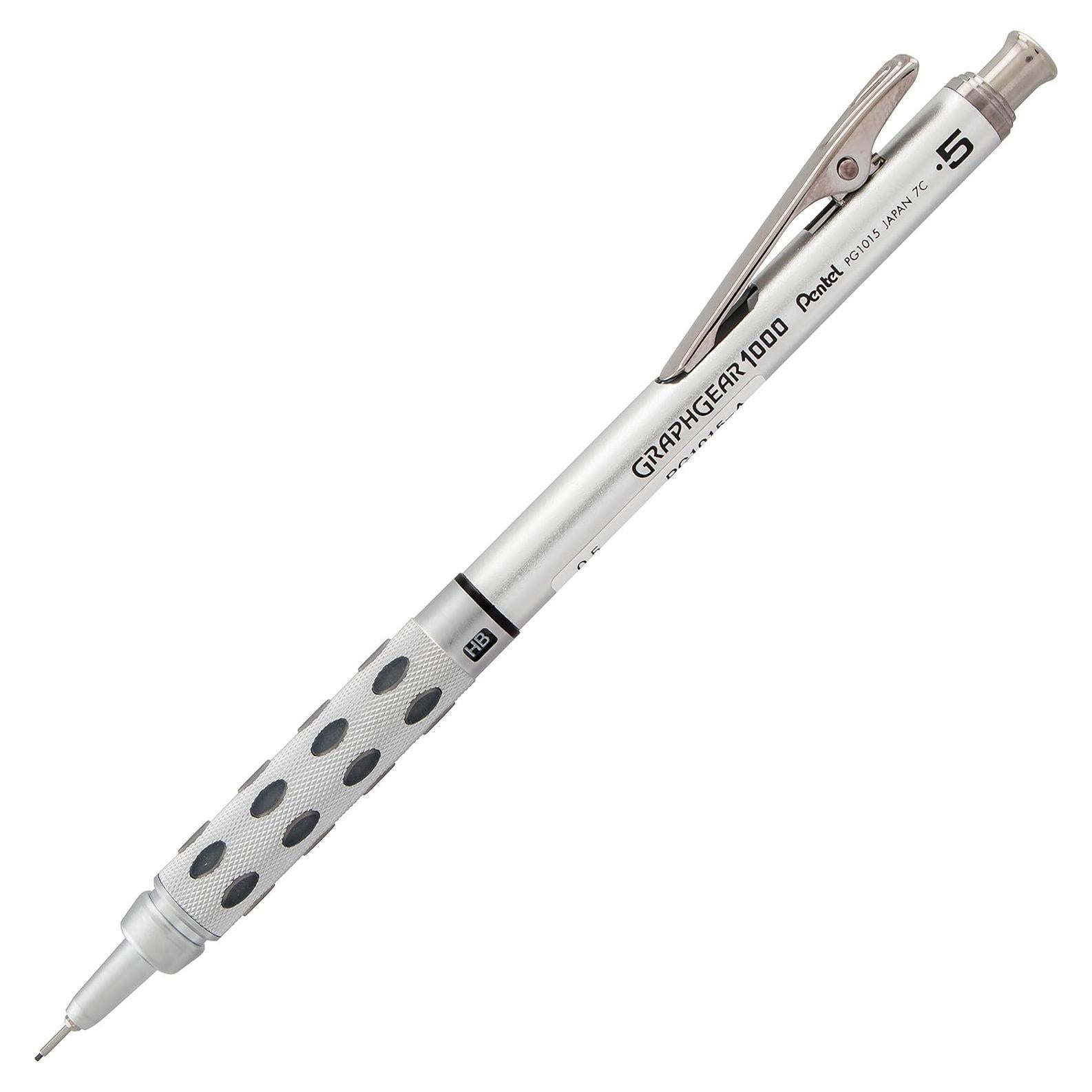 Lápiz Mecánico Pentel GraphGear 1000 0.5mm Cuerpo Negro