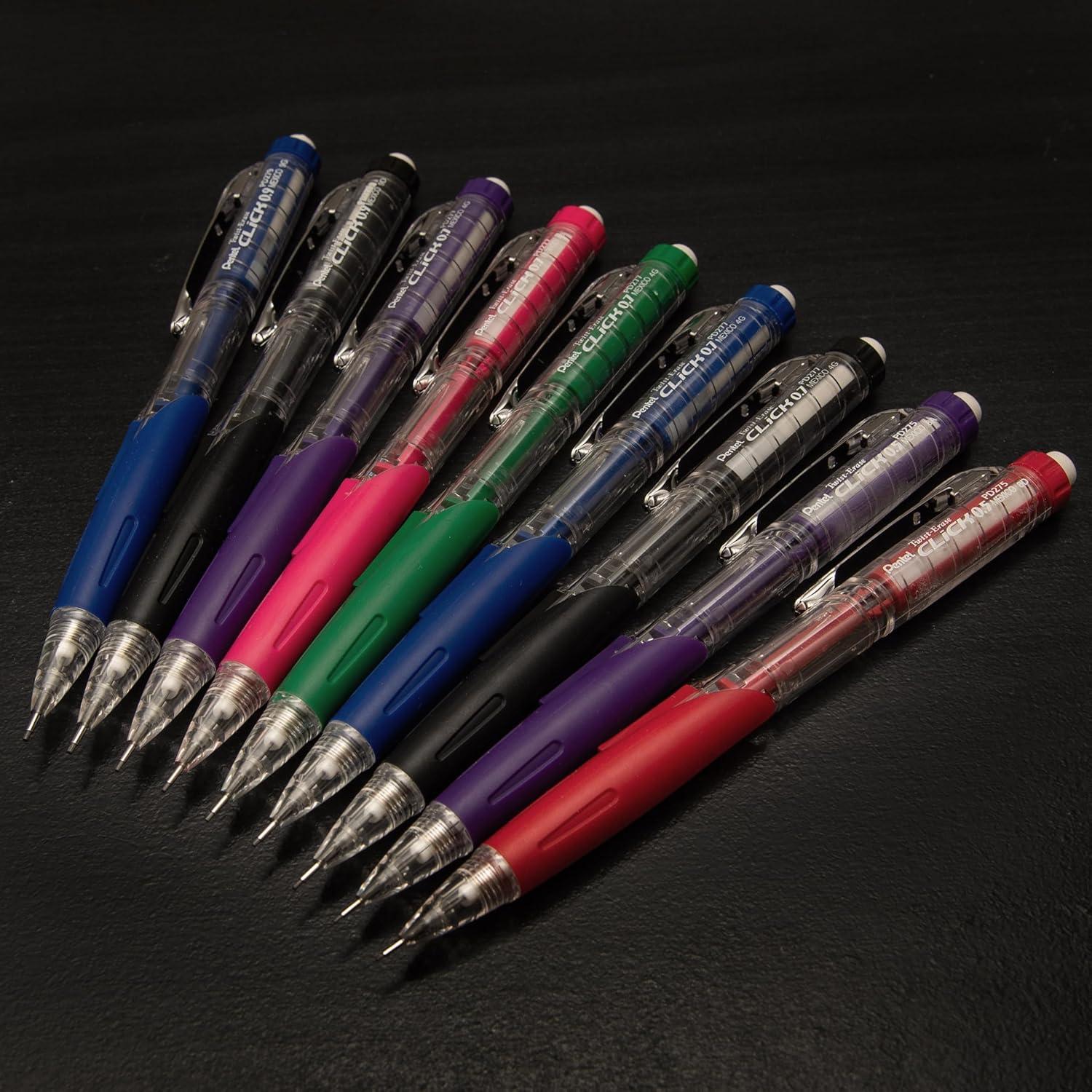 Lápiz Mecánico Pentel Twist-Erase Click 0.5mm - Paquete de 6