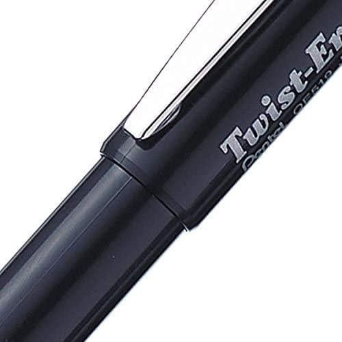 Lápiz Mecánico Pentel Twist Erase III 0.7mm Negro - Paquete de 3