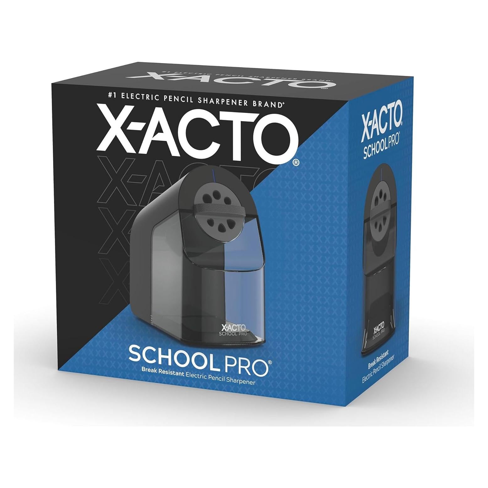 Sacapuntas Eléctrico X-ACTO SchoolPro, Negro, 1 Cuenta