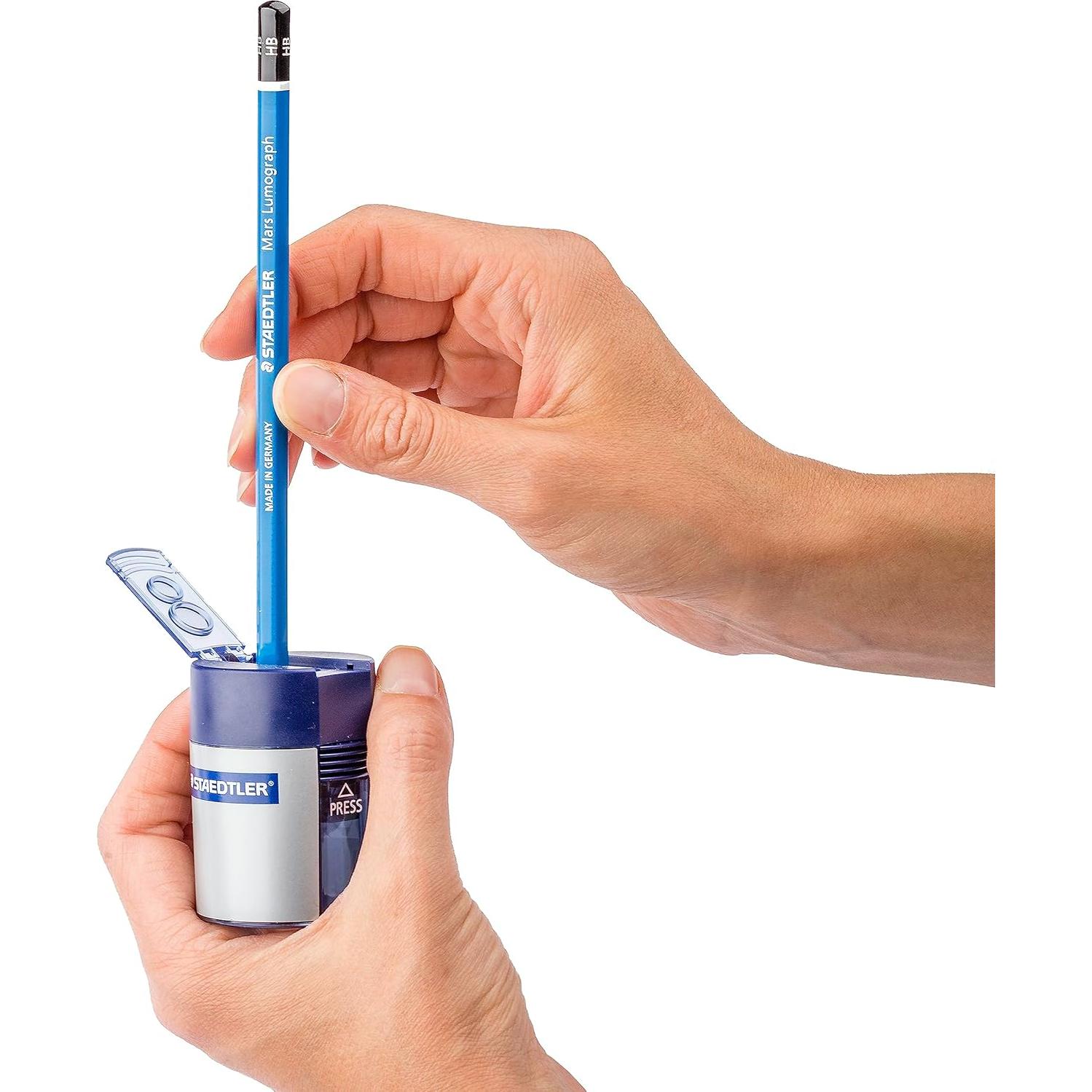 Sacapuntas Manual STAEDTLER Doble Agujero 512 001 BK Compacto