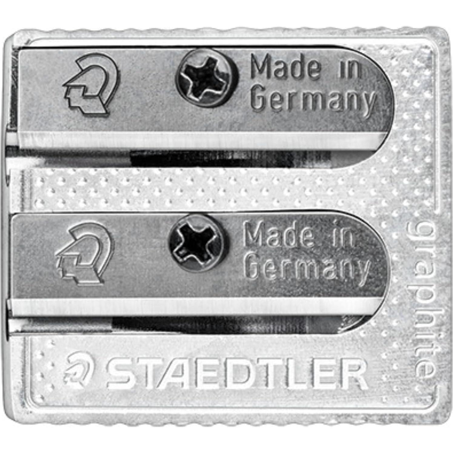 Afilador de Lápices Doble Orificio STAEDTLER Metal 23° 30°