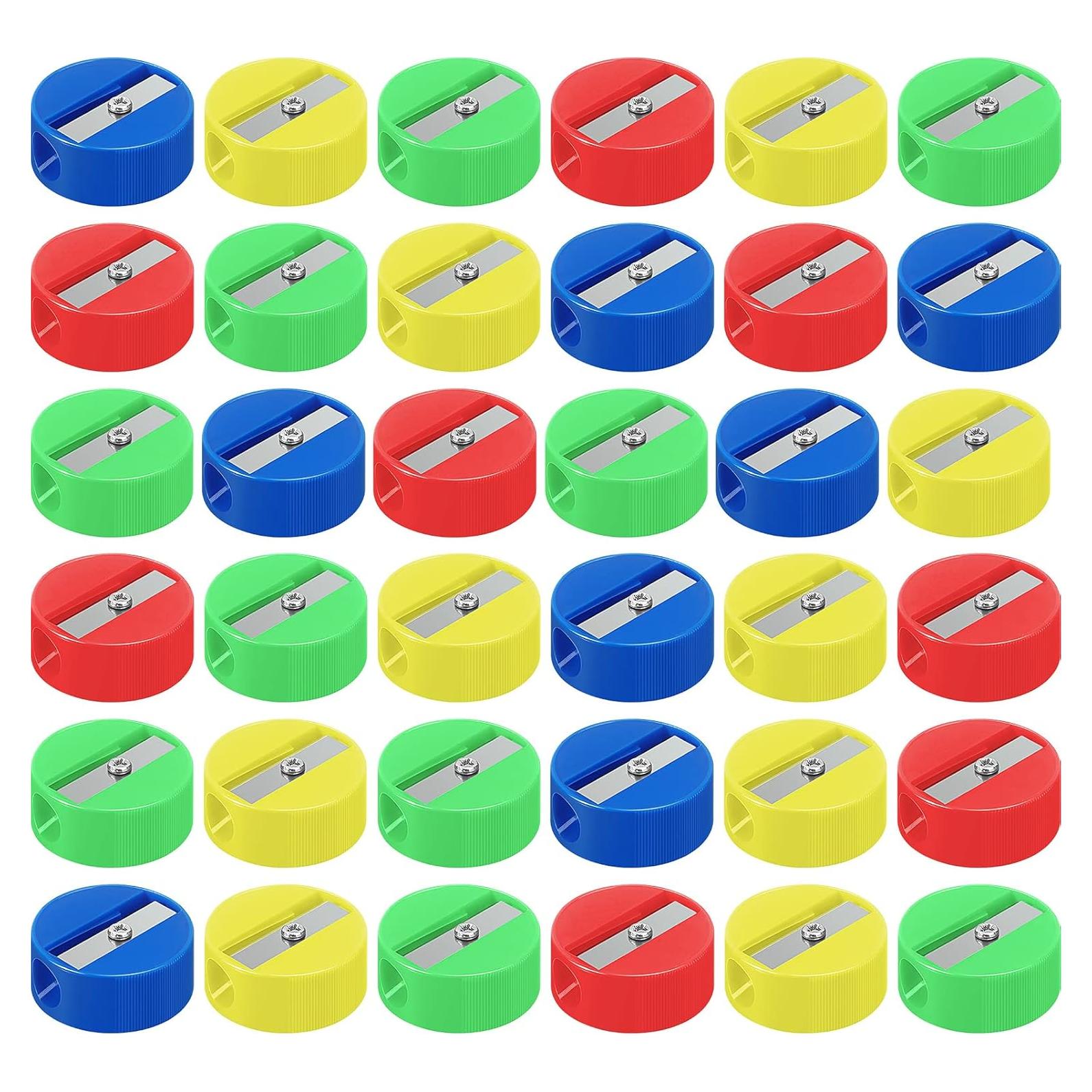 200 Sacapuntas Manuales Fainne Multicolor para Oficina y Escuela