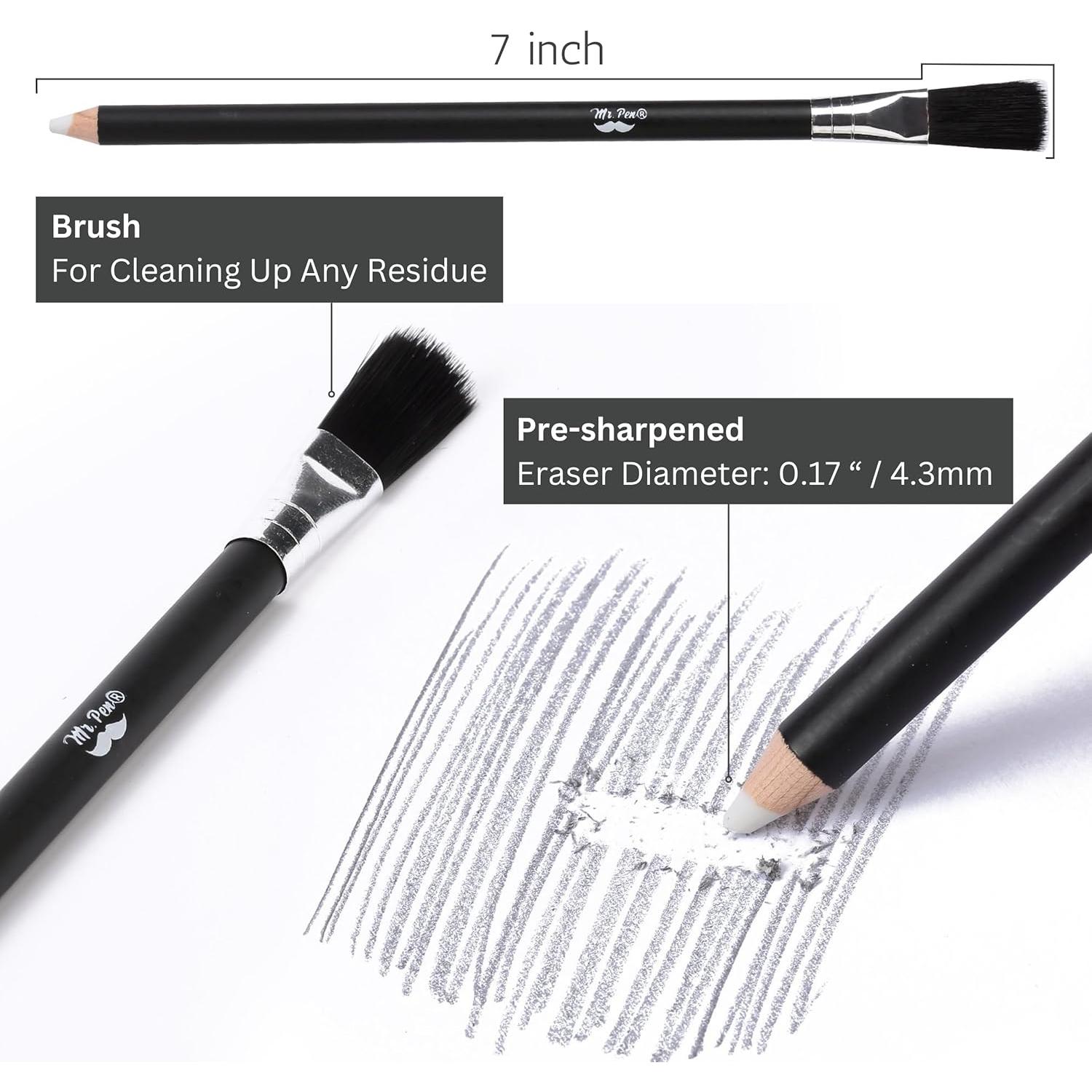 Conjunto de Gomas de Borrar Mr. Pen - 12 Piezas Variadas