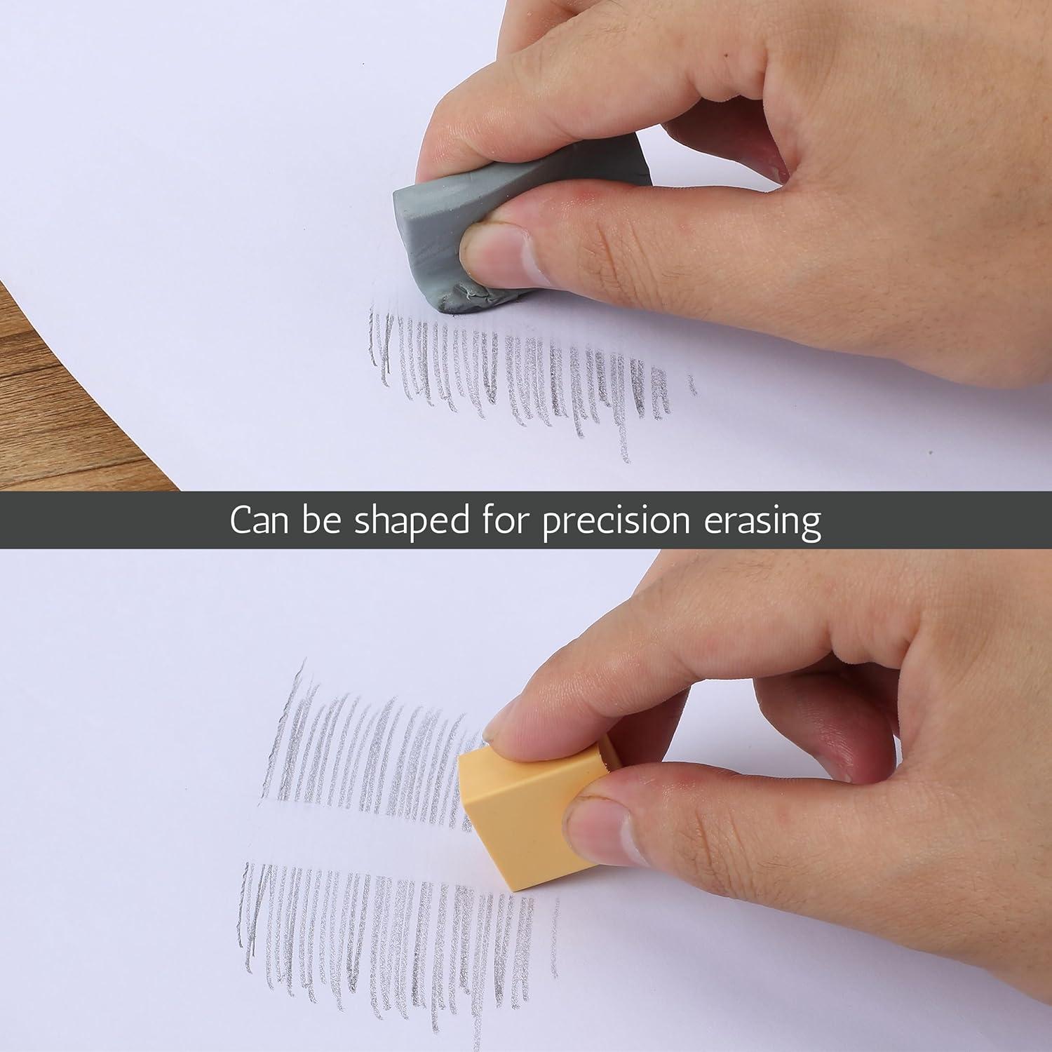 Conjunto de Gomas de Borrar Mr. Pen - 12 Piezas Variadas