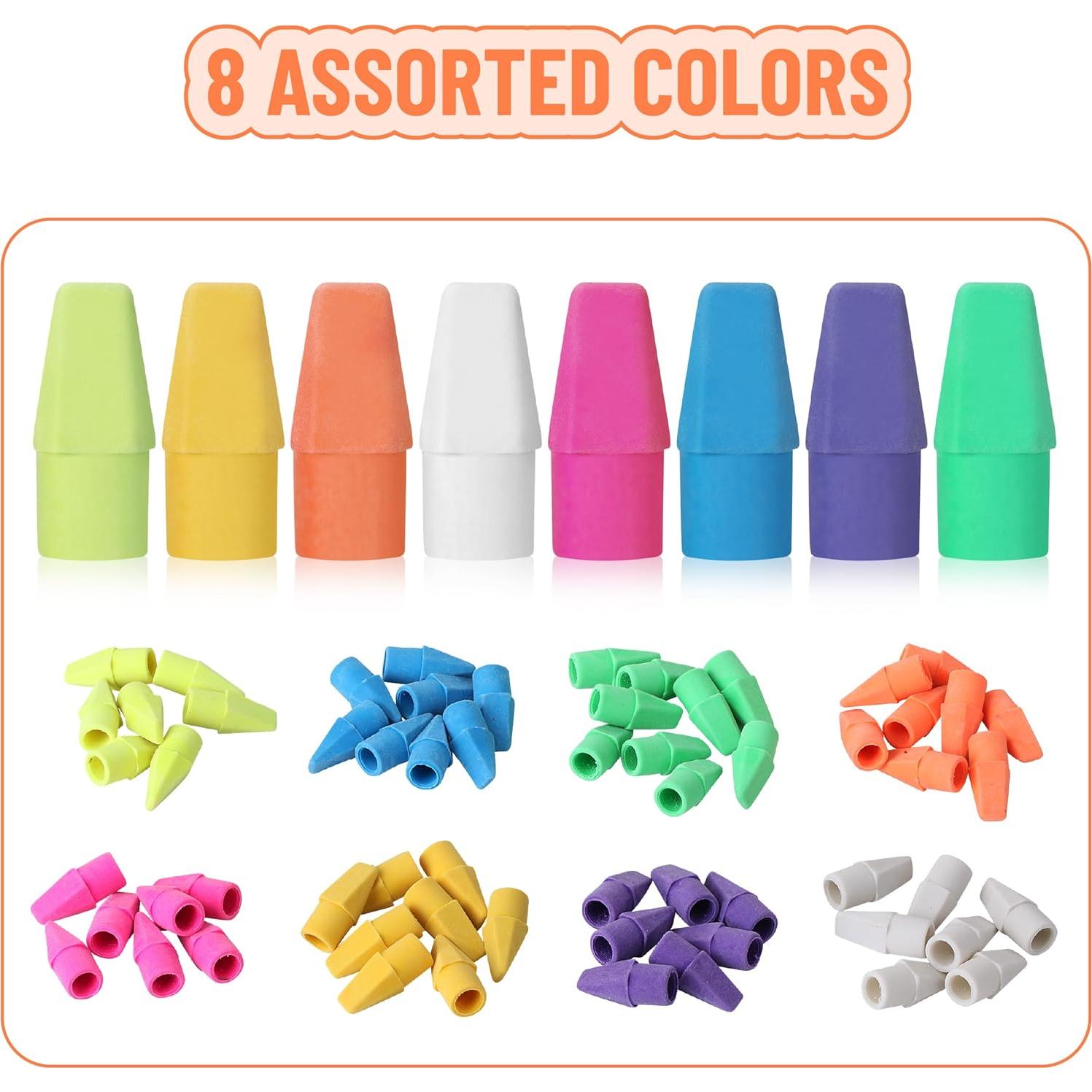 Conjunto de Gomas de Borrar Rosa Mr. Pen - 6pc Premium y 60pc Coloridas