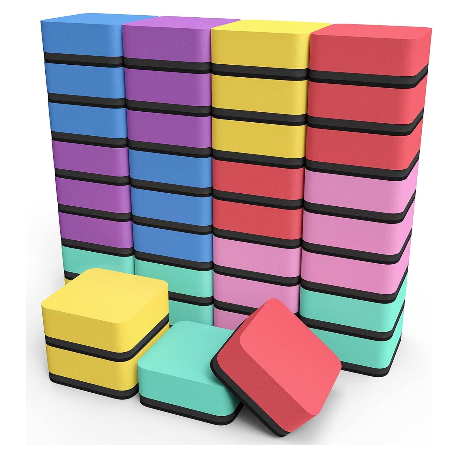 Borradores Magnéticos de Pizarra Blanca MaxGear - Paquete 36