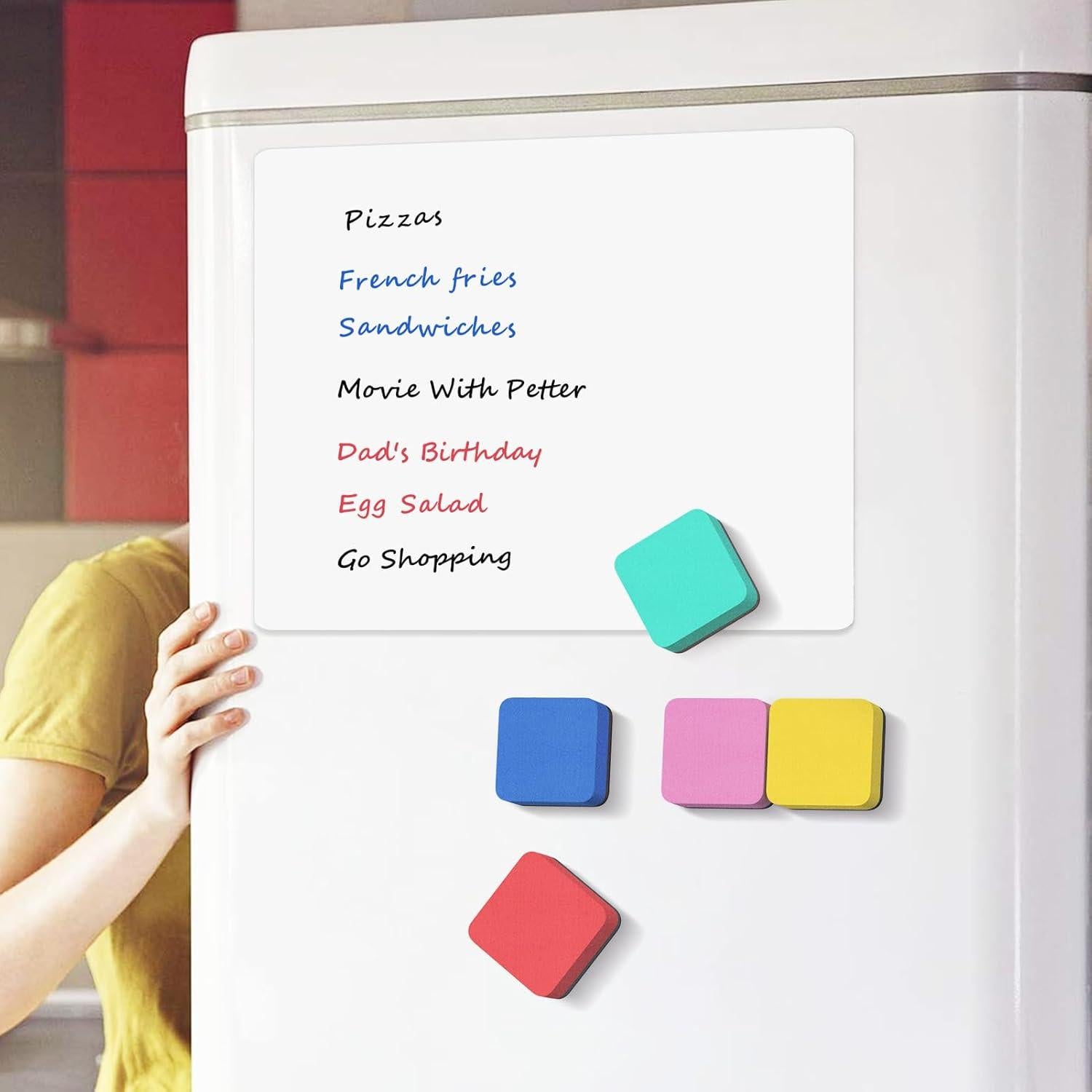 Borradores Magnéticos de Pizarra Blanca MaxGear - Paquete 36