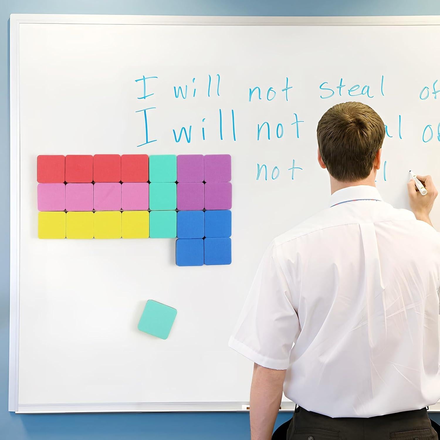 Borradores Magnéticos de Pizarra Blanca MaxGear - Paquete 36