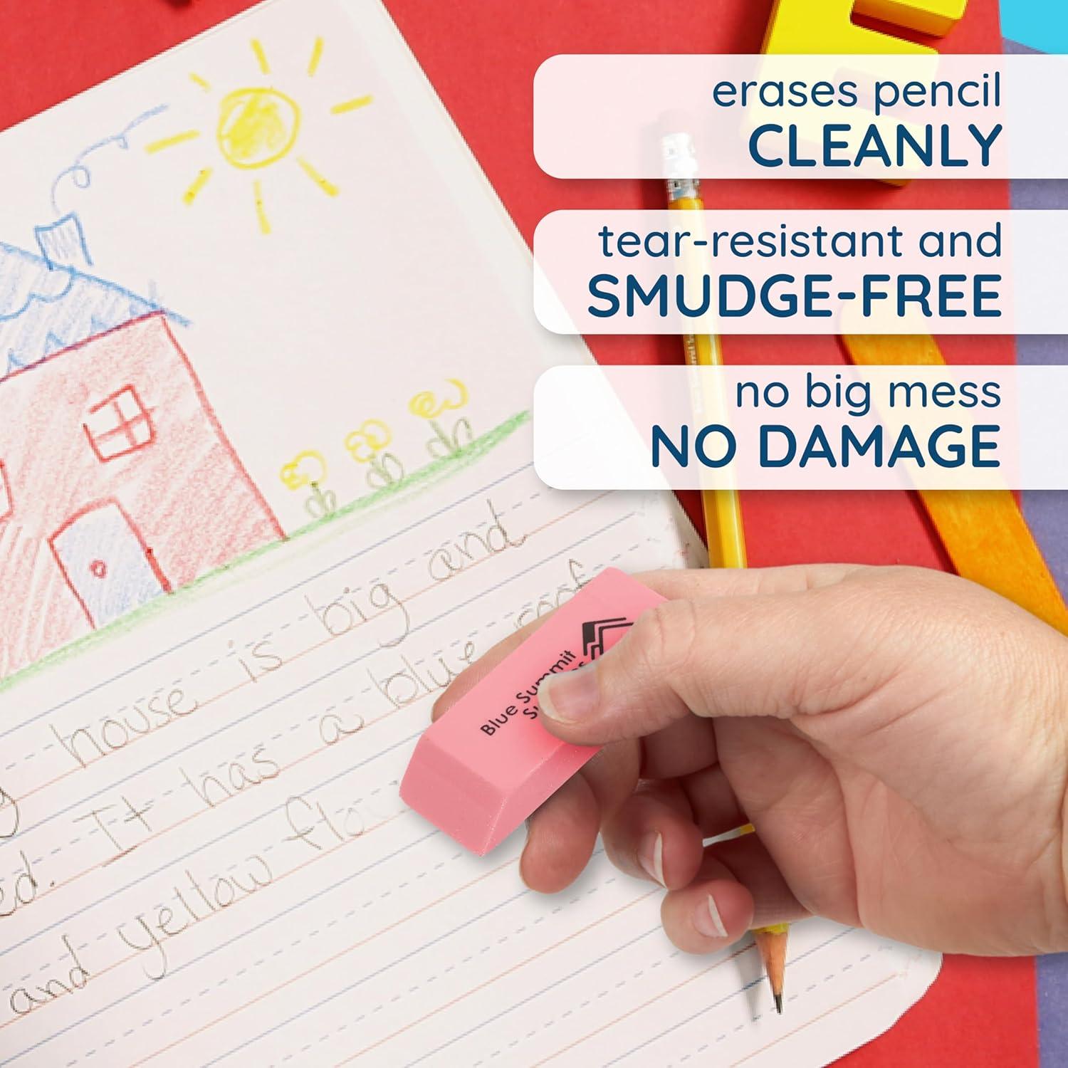 Borradores Rosados Blue Summit Supplies, Set de 36 Unidades