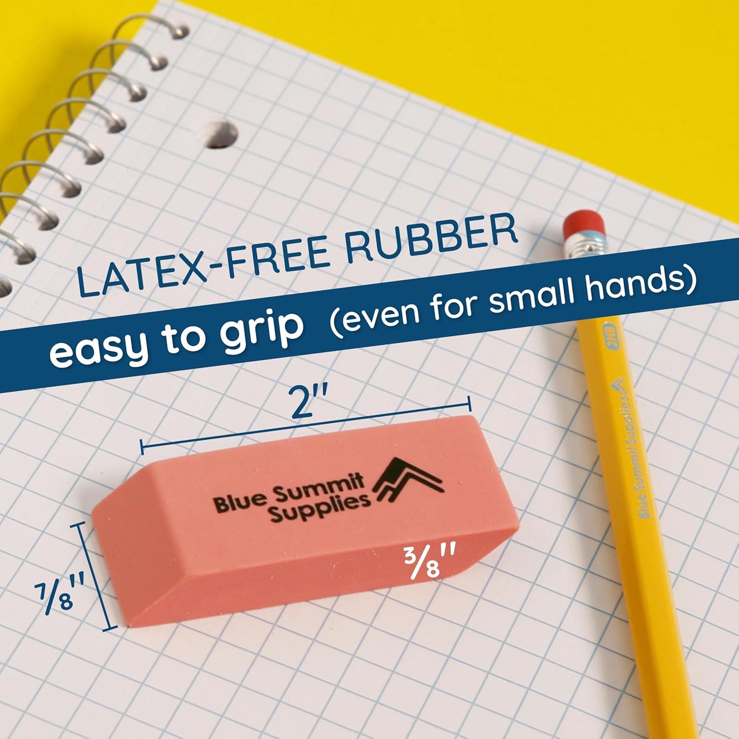 Borradores Rosados Blue Summit Supplies, Set de 36 Unidades