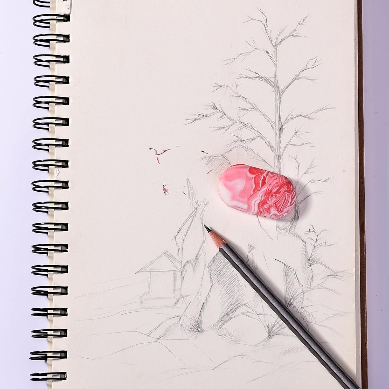 Borradores Mr. Pen, Paquete de 24, Colores Vibrantes, Goma