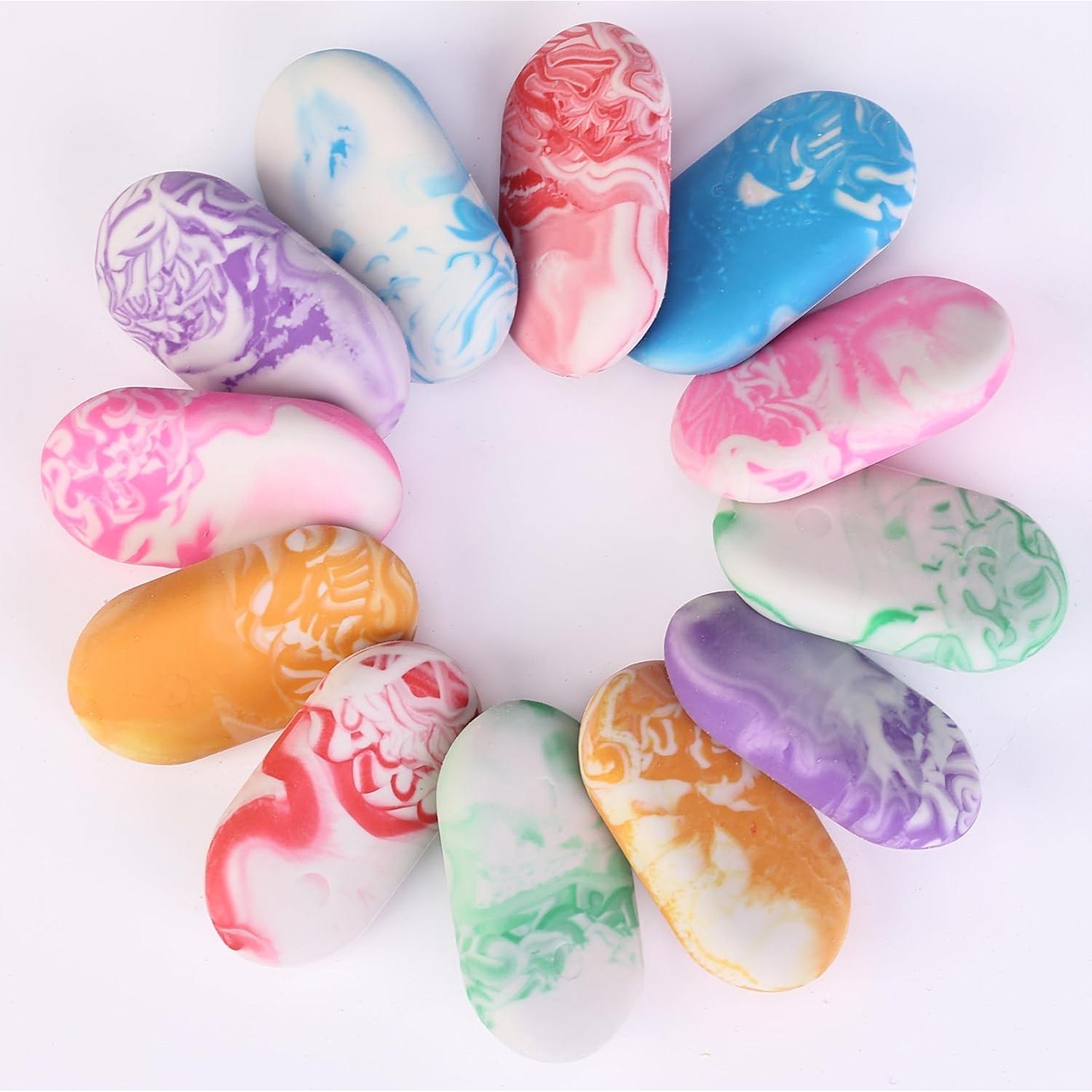 Borradores Mr. Pen, Paquete de 24, Colores Vibrantes, Goma