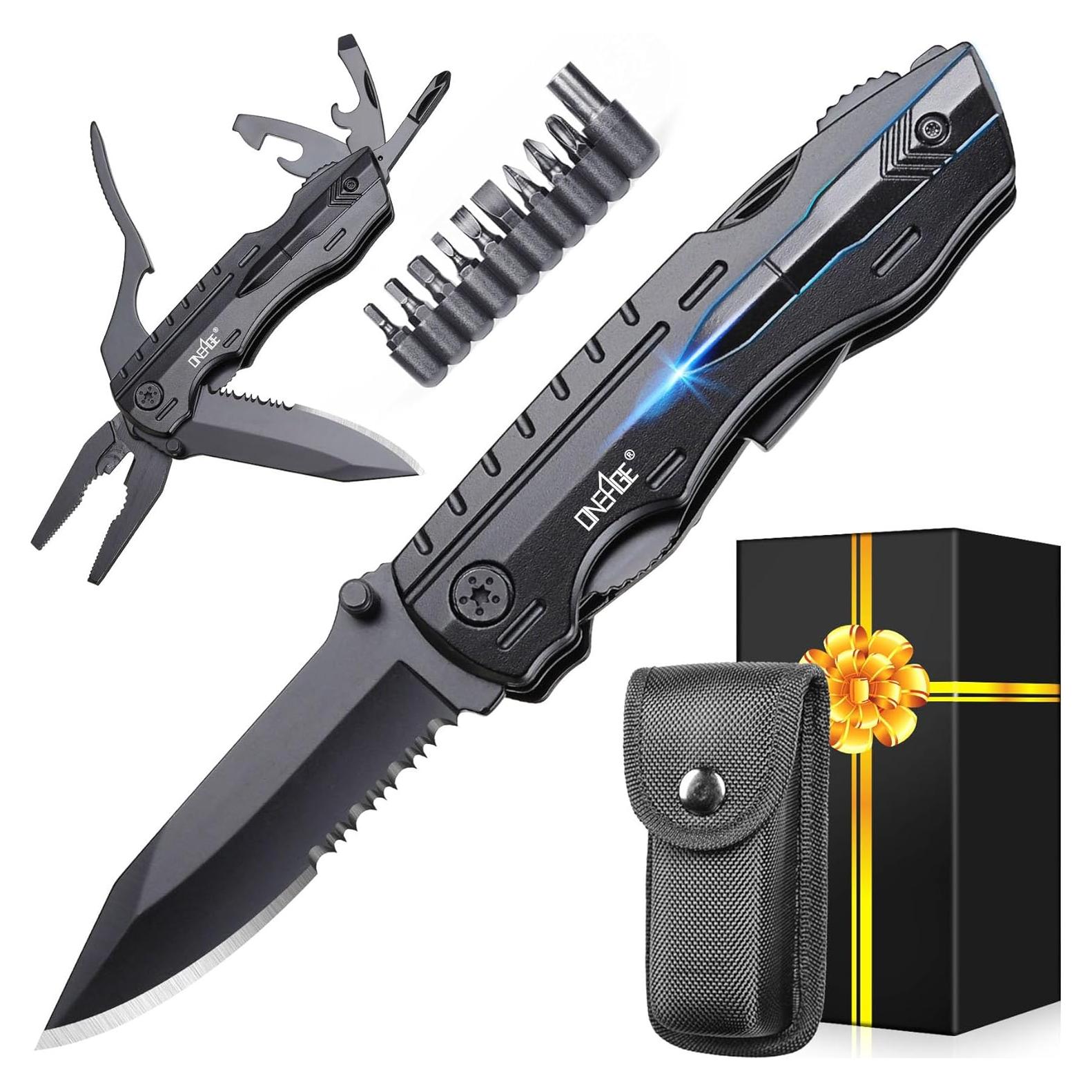 Cuchillo Multiherramienta ONEAGE 9 en 1 para Camping