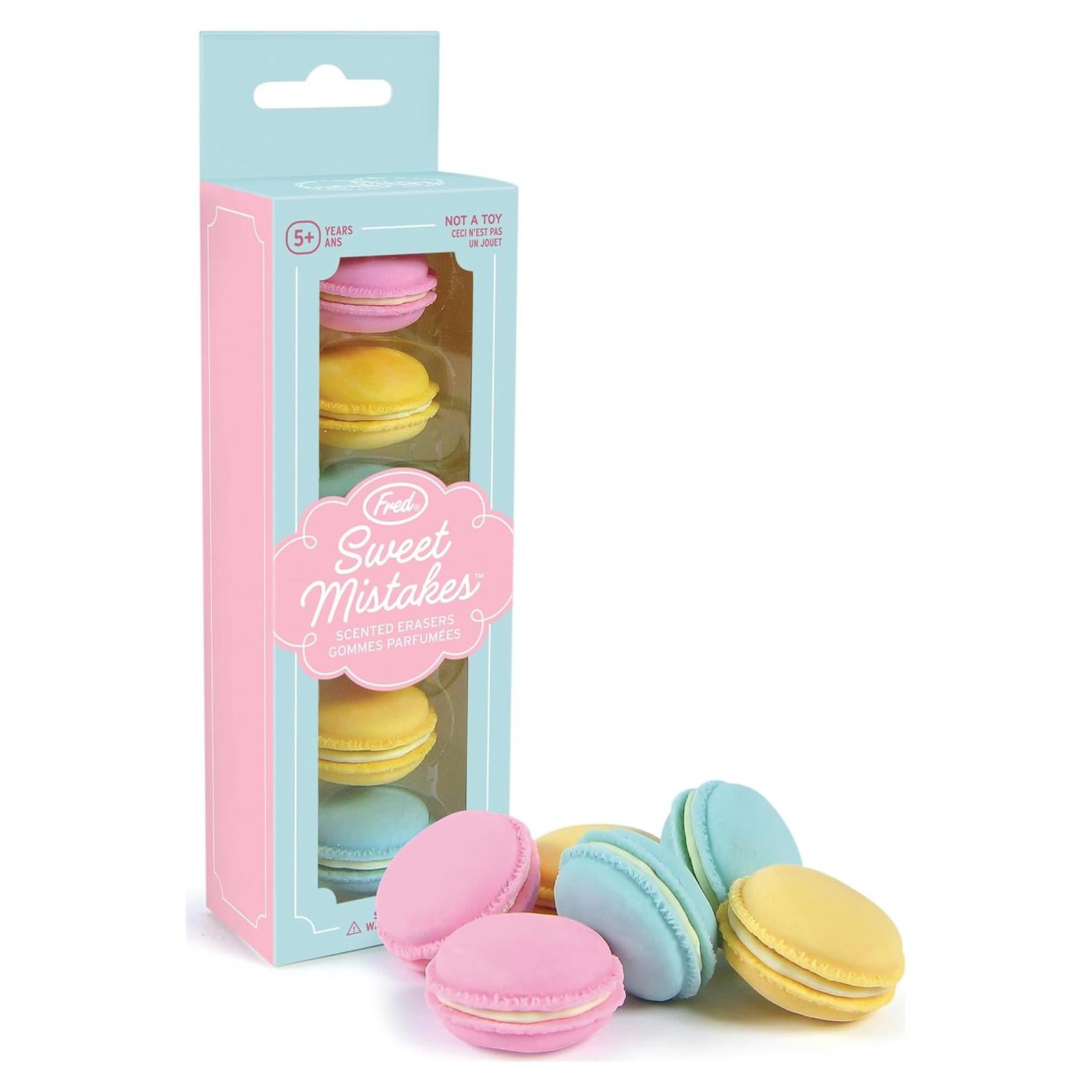 Set de 6 Borradores Aromatizados Macaron Fred - Dulces Errores