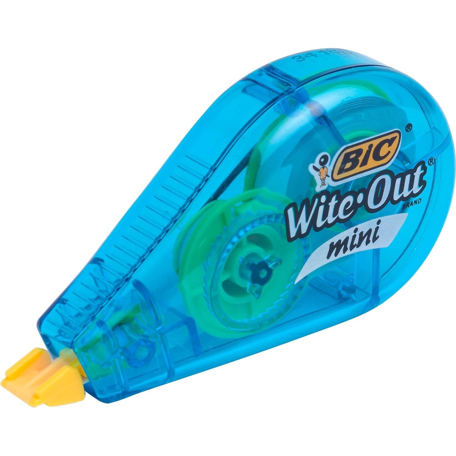 Cinta de Corrección Mini BIC Wite-Out, 6 Dispensadores, 5 Metros