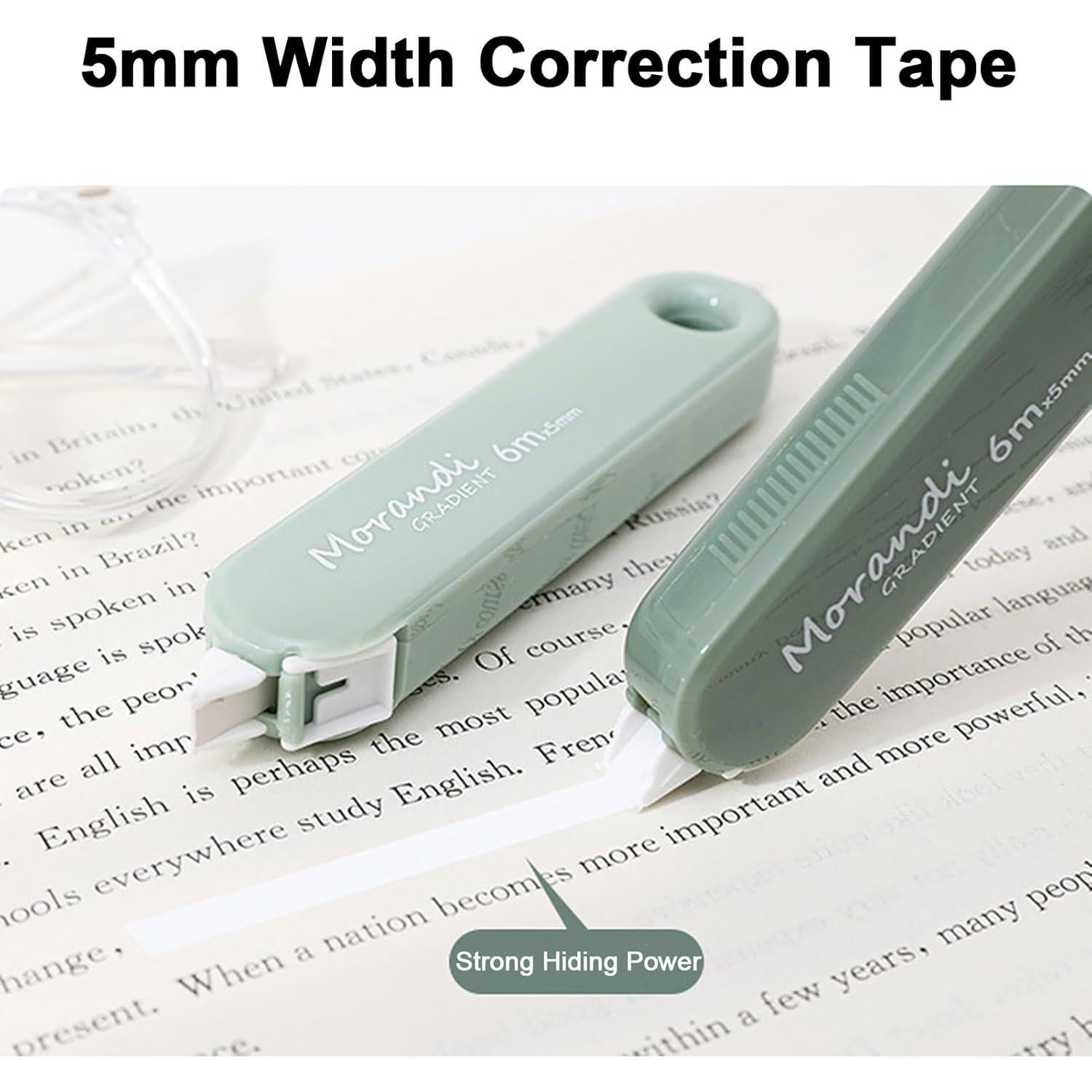 Cinta Correctora Meboltpan 5 Piezas 5mm x 6m Blanca