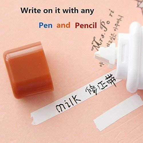 Cinta Correctora Mini Kasmena 4 Pcs Botella de Leche 6m