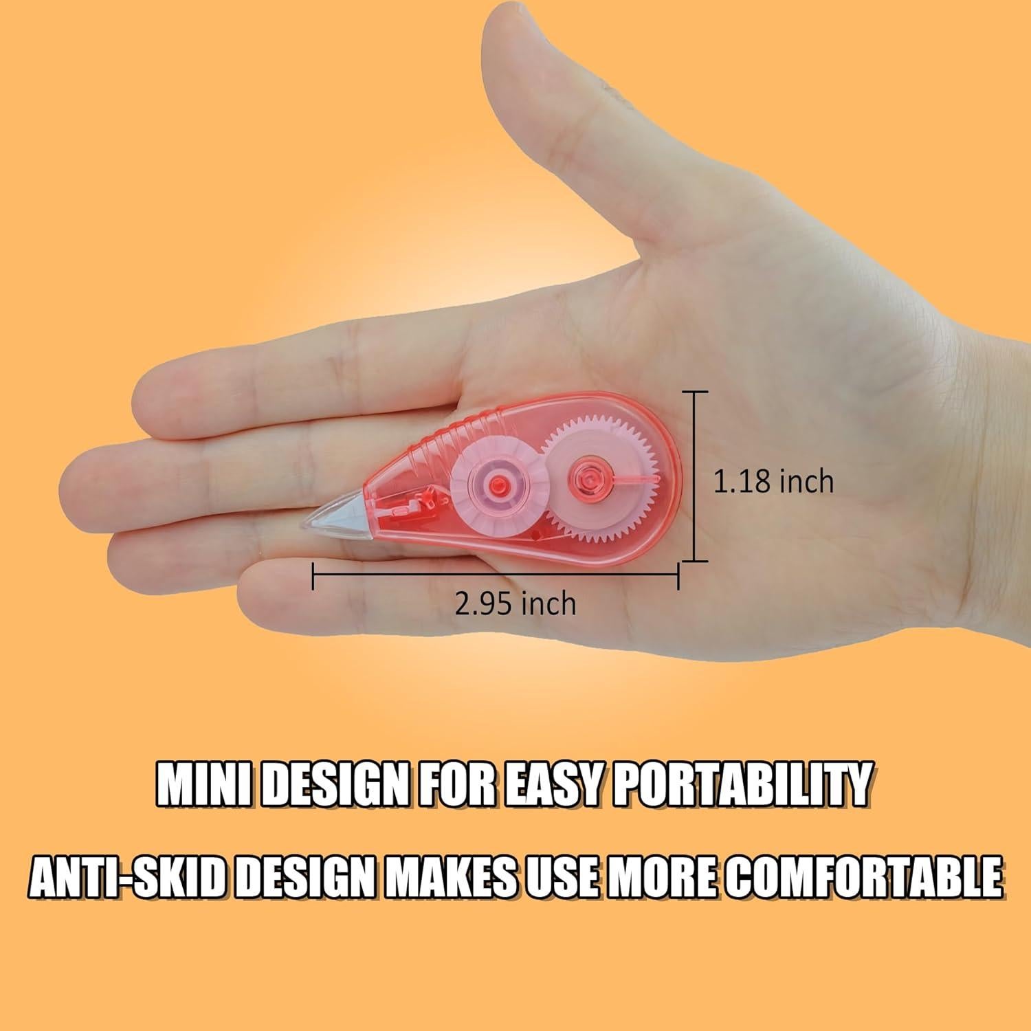 Cinta Correctora Blanca Jovanssen, Paquete de 12, 4 Metros