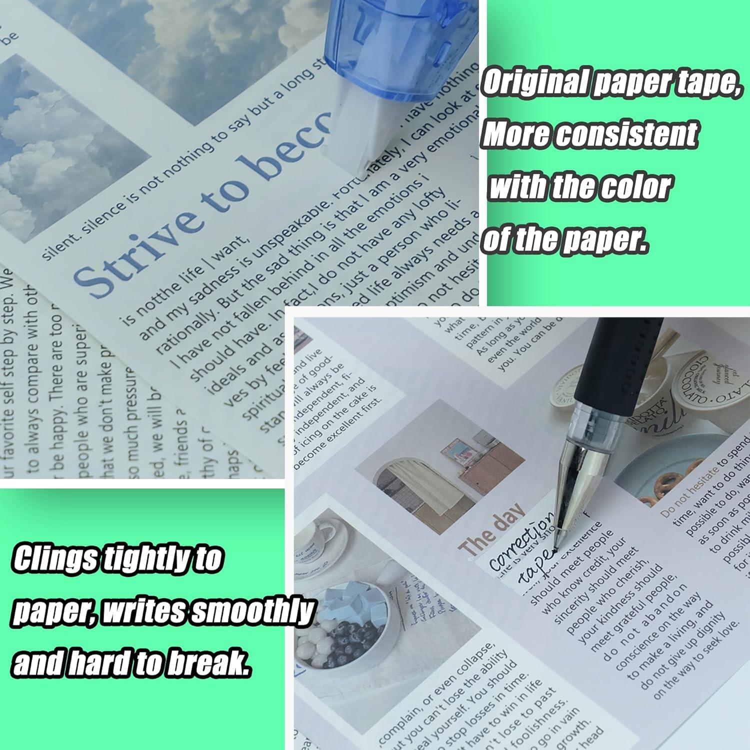 Cinta Correctora Blanca Jovanssen, Paquete de 12, 4 Metros