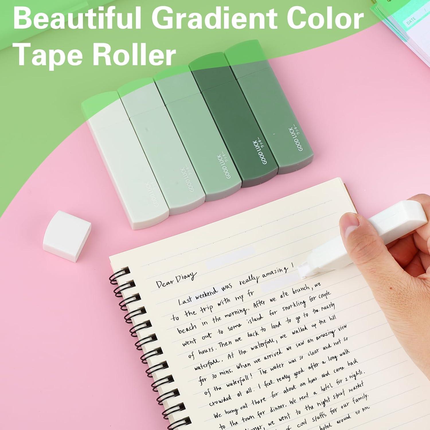 Cinta Correctora Blanca GEEHUA 6 Piezas 6m Rápido Secado