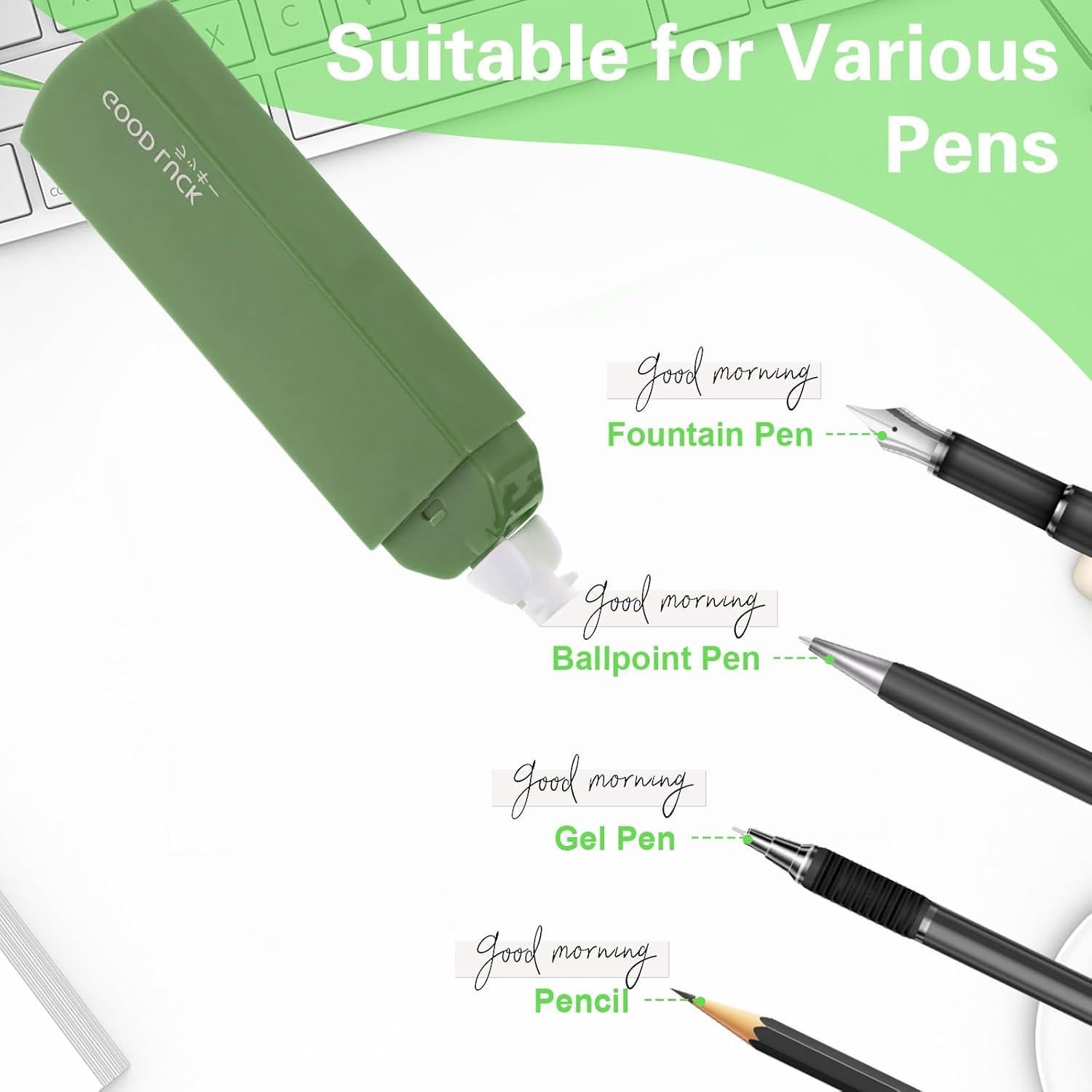 Cinta Correctora Blanca GEEHUA 6 Piezas 6m Rápido Secado