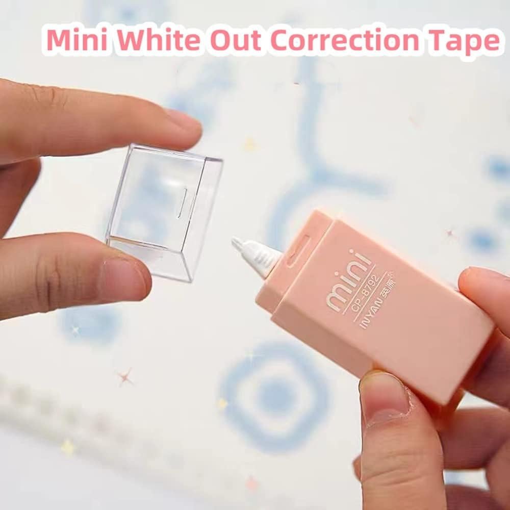 Cinta Correctora LOPURO 6Pcs Pastel 5mm Aplicador Ergonómico