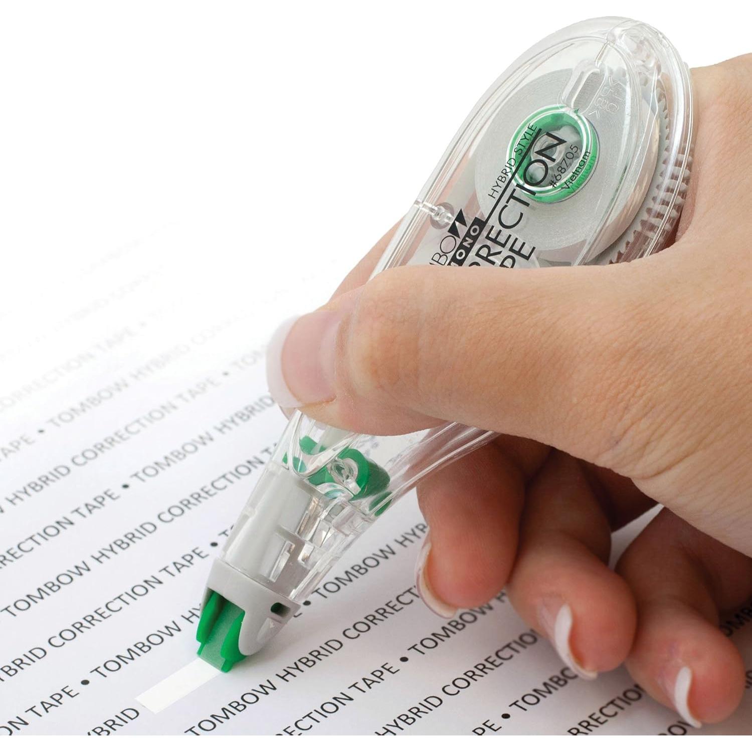 Cinta Correctora Híbrida Tombow 68721, Paquete de 10 Unidades