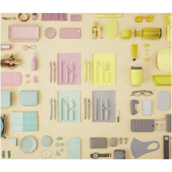 KOKUYO Me Correction Tape - 5.5mm Width, 19.7 Feet Long, Mini Japan Aesthetic Cute White Out Tape, Quick-Dry Premium Japanese Stationery for Student & Teacher, Japan Import, Moon Lime(KME-CTNT305Y)