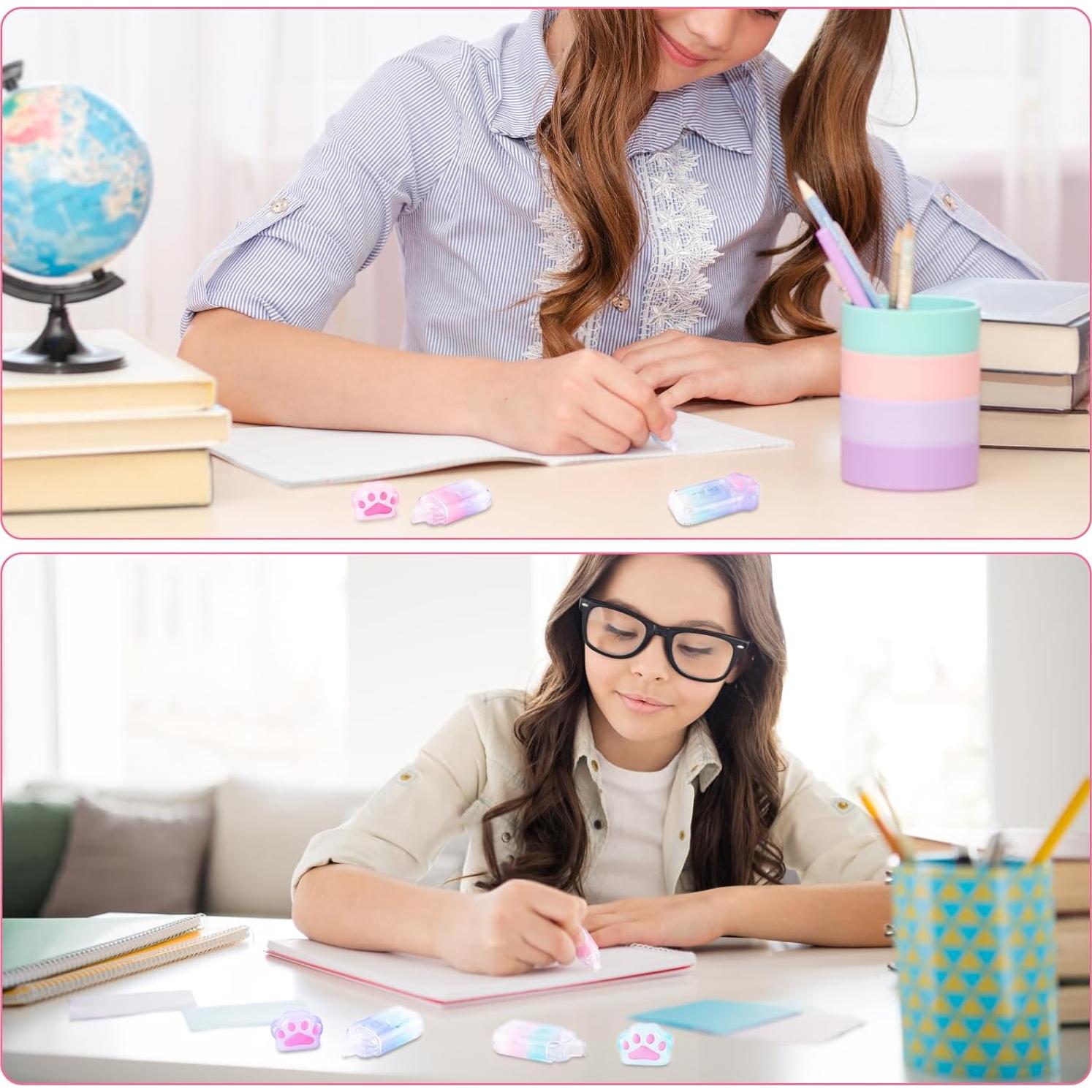 Paquete de 3 Cintas Correctoras Kogcmeetl Patita de Gato 5mm