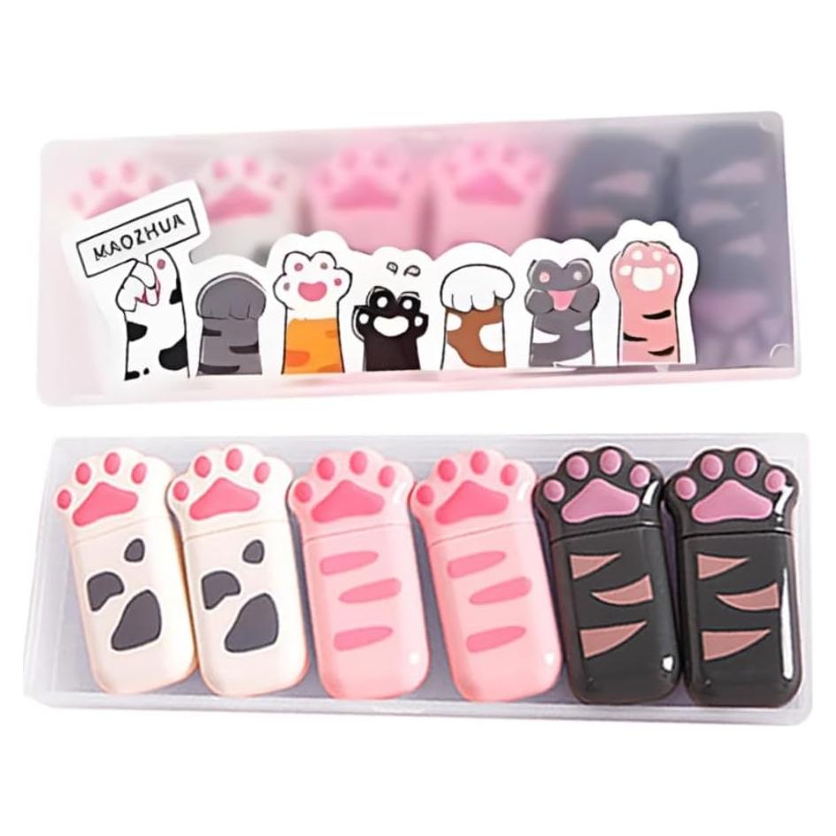 Cinta Correctora Blanca PANDENNER - Paquete de 6 Mini Dispensadores