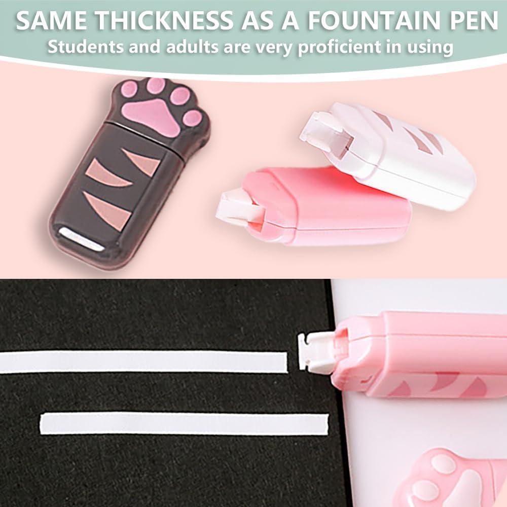 Cinta Correctora Blanca PANDENNER - Paquete de 6 Mini Dispensadores