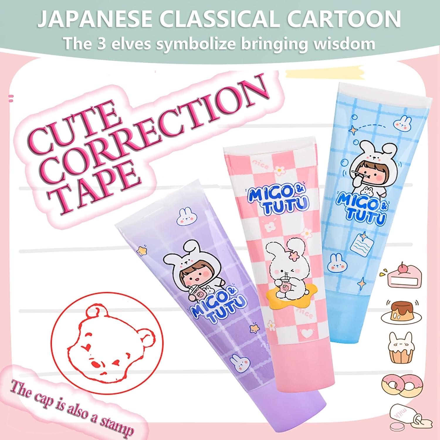 Cinta Correctora BITOSEE Blanca 11.99 m Compacta para Oficina