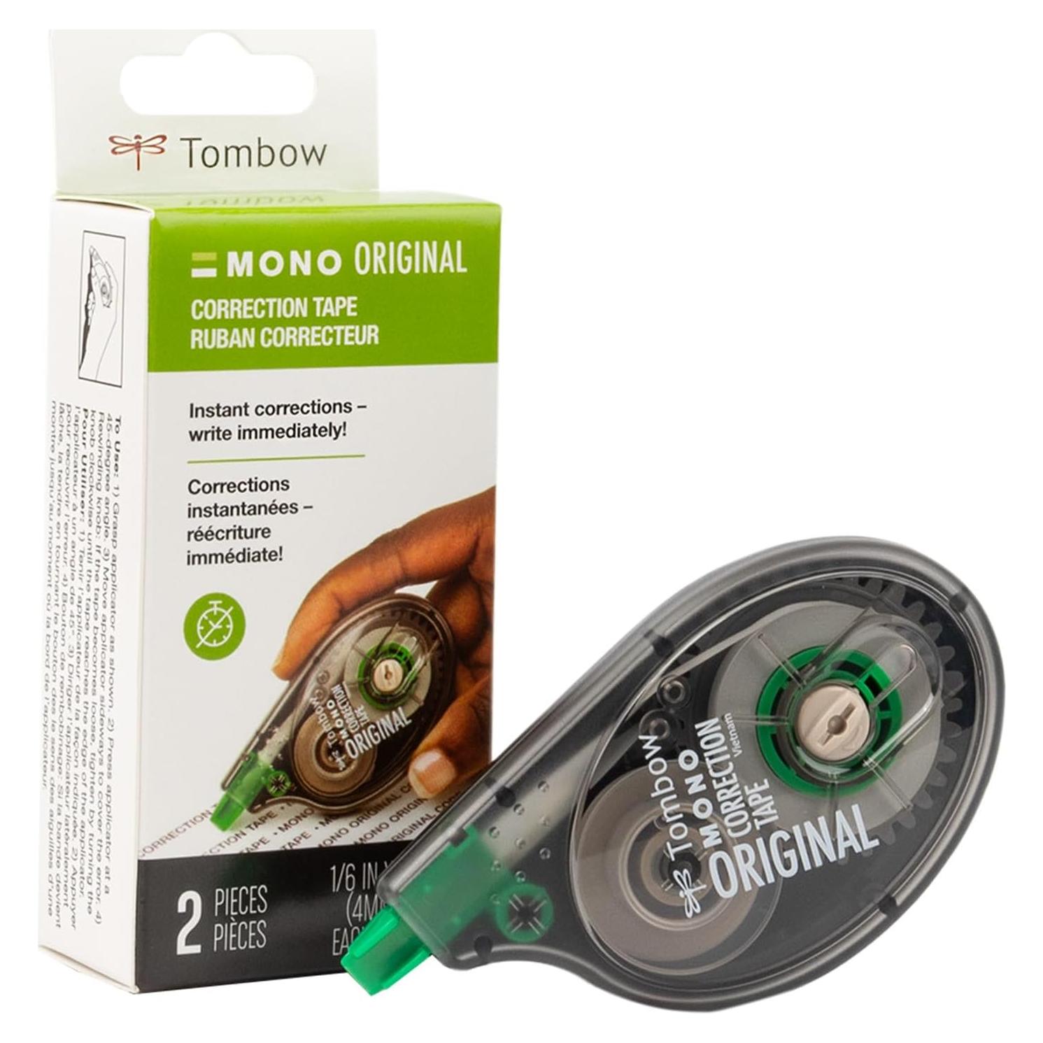 Cinta Correctora Tombow 68627 Blanca No Recargable 0.43 cm x 1000.6 cm