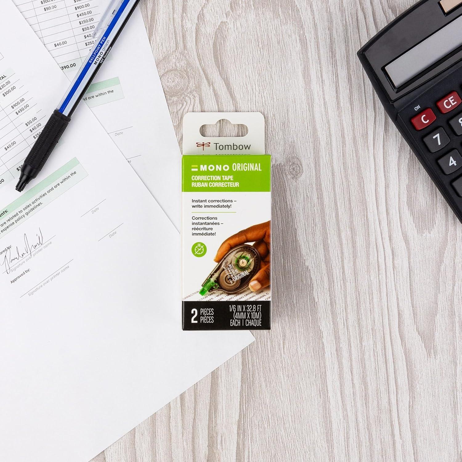 Cinta Correctora Tombow 68627 Blanca No Recargable 0.43 cm x 1000.6 cm