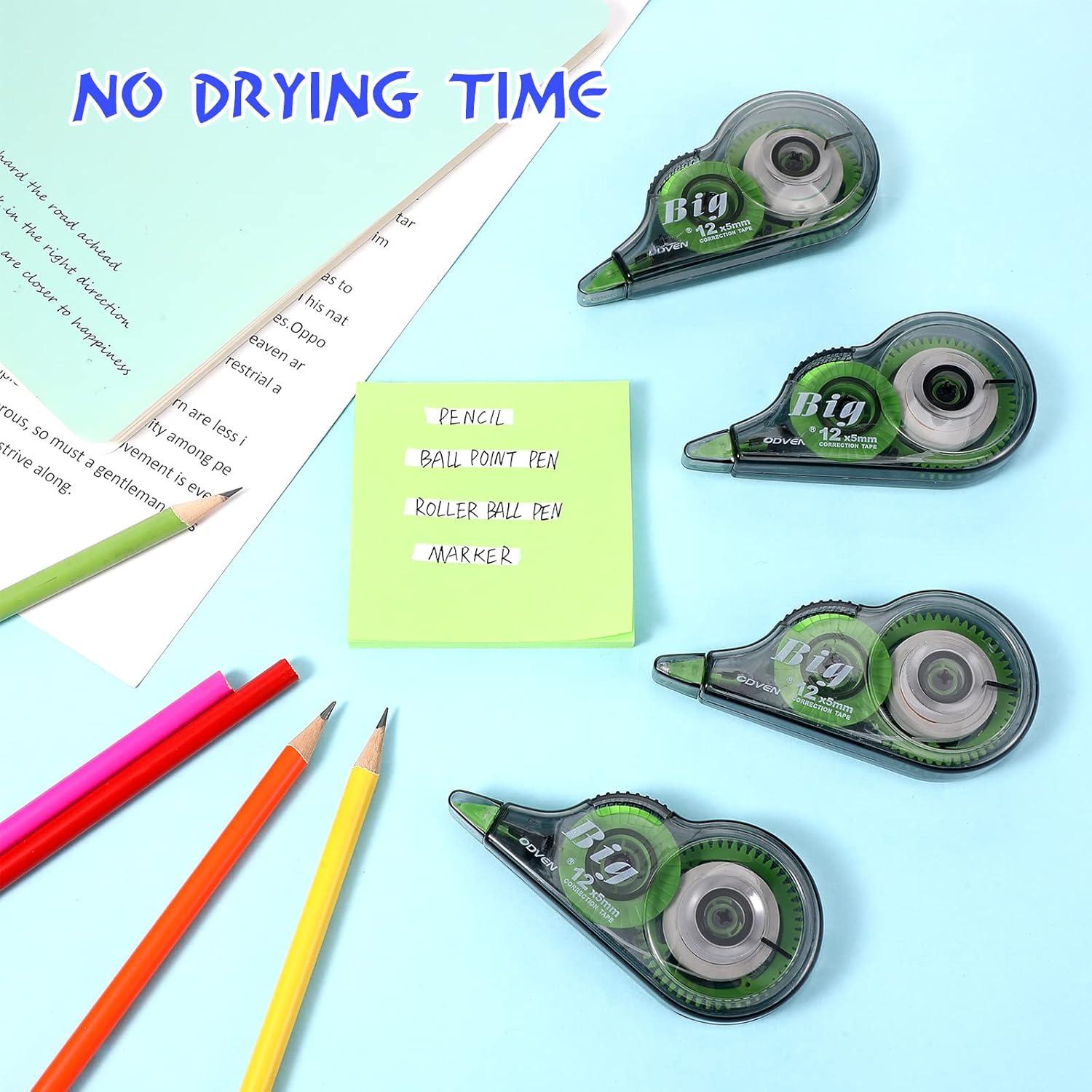 Cintas Correctoras Yexiya 12 Piezas 5 mm x 12 m Oficina