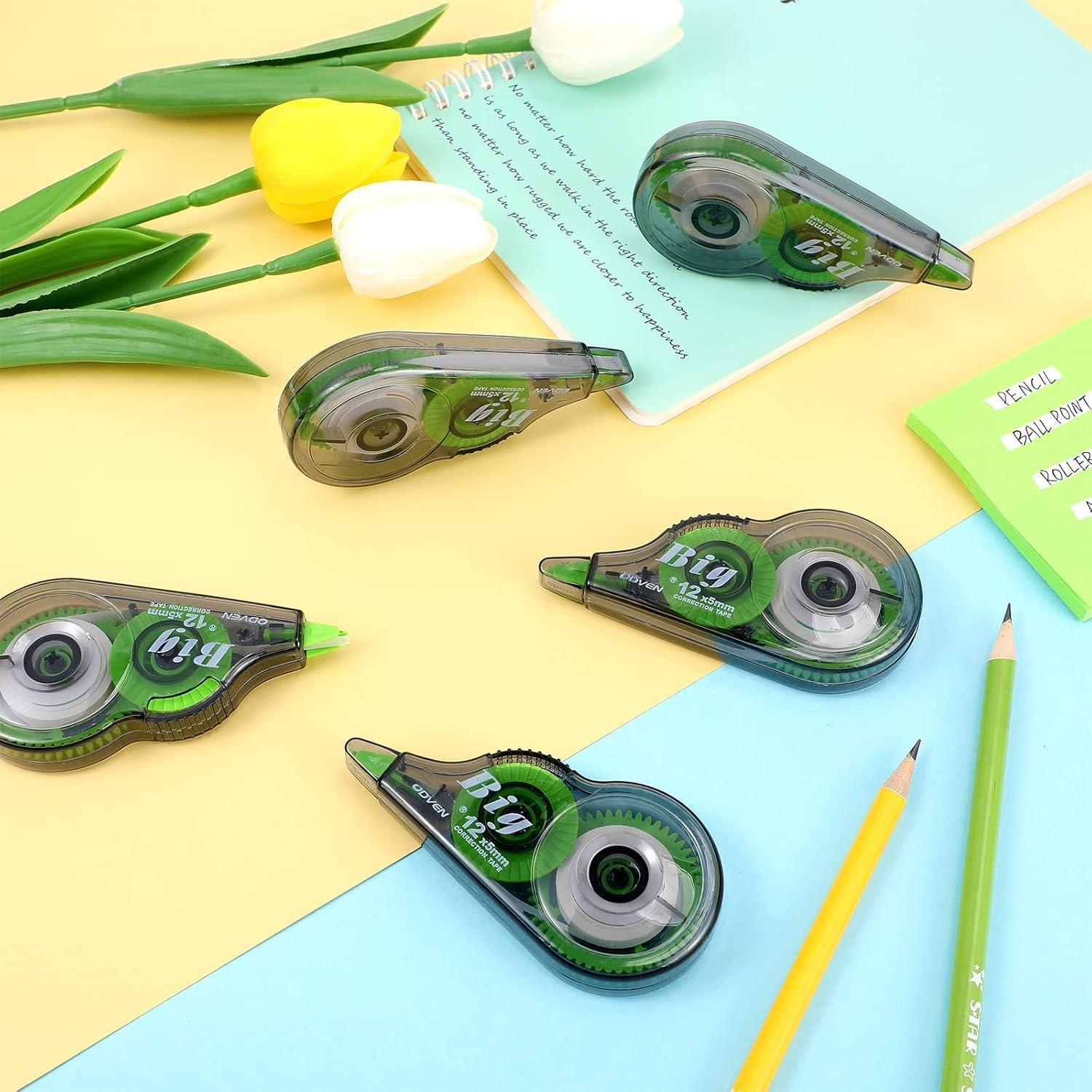 Cintas Correctoras Yexiya 12 Piezas 5 mm x 12 m Oficina