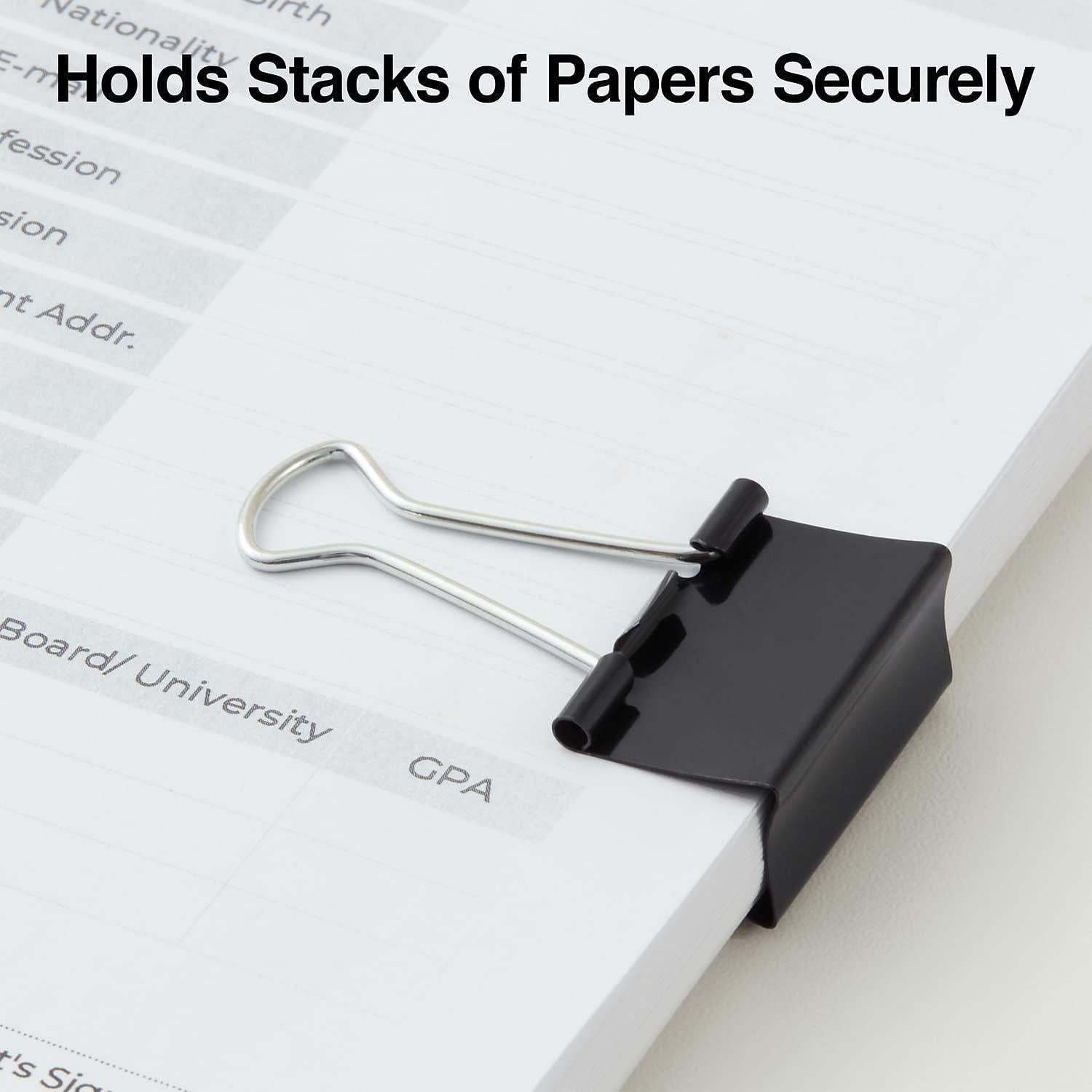 Grapas de Carpeta Medianas Staples, 144 Unidades, Negro