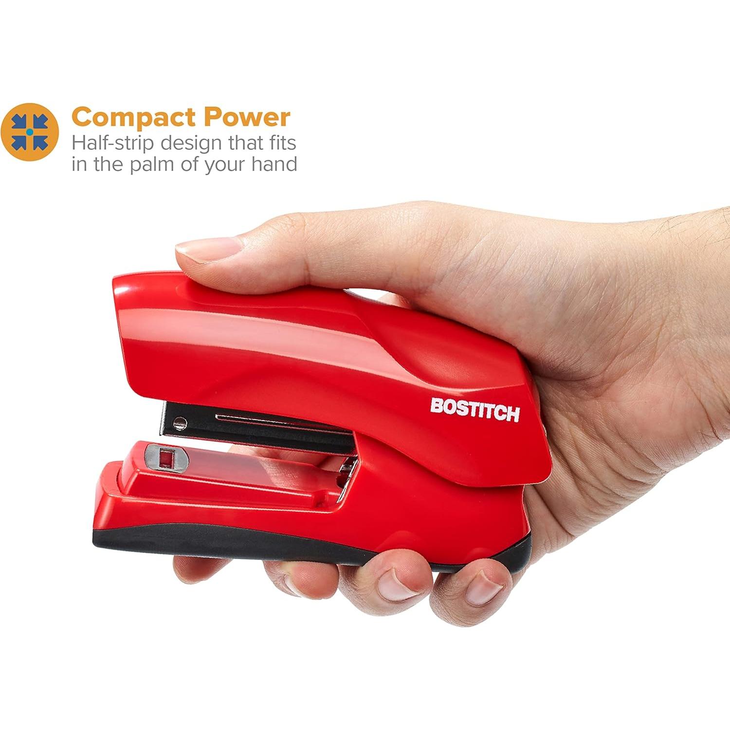 Grapadora Bostitch Roja Pesada 40 Hojas + 1250 Grapas