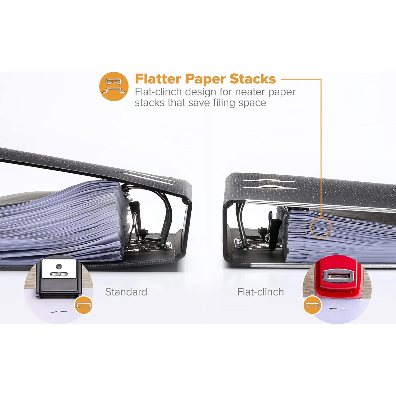 Grapadora Bostitch Roja Pesada 40 Hojas + 1250 Grapas