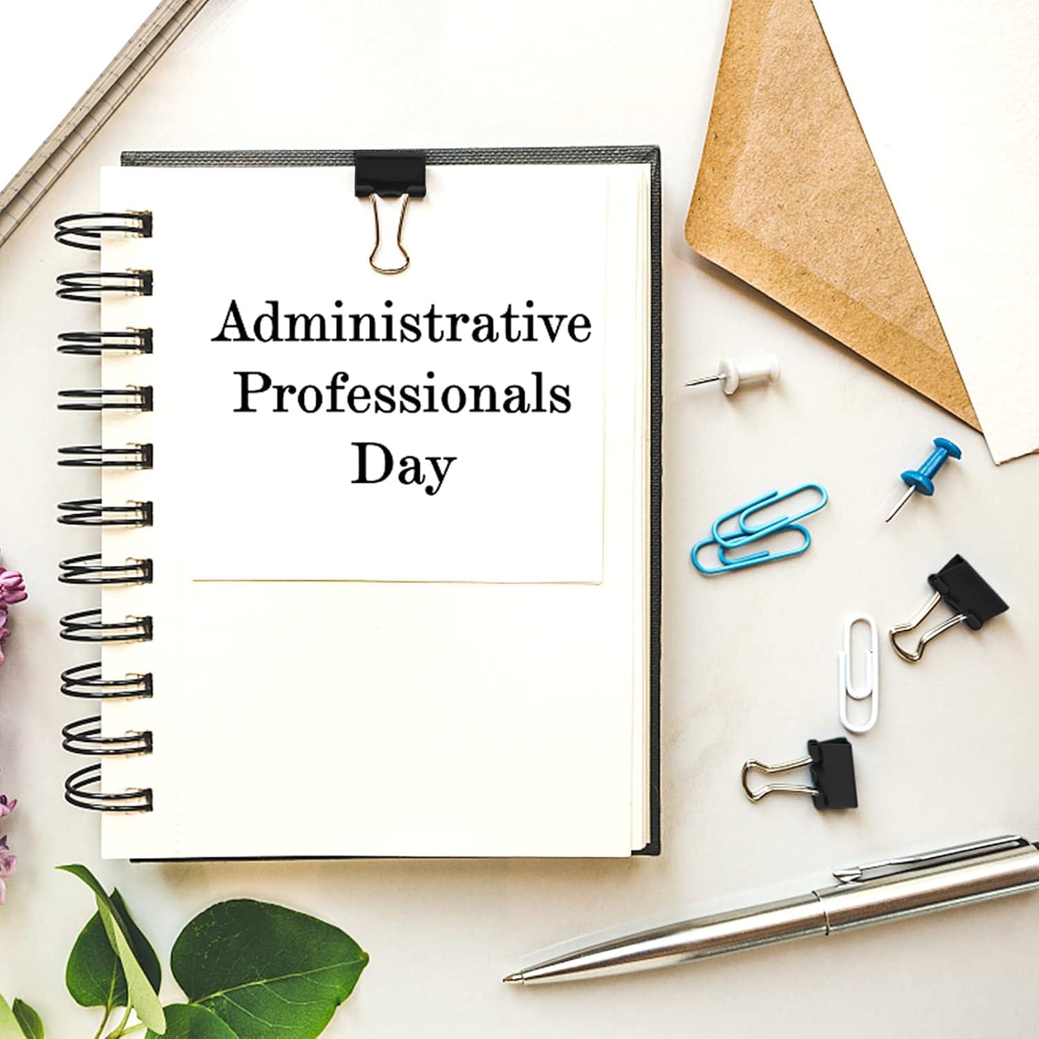 Paquete de 120 Mini Clips de Carpeta Negros 15mm OWLKELA