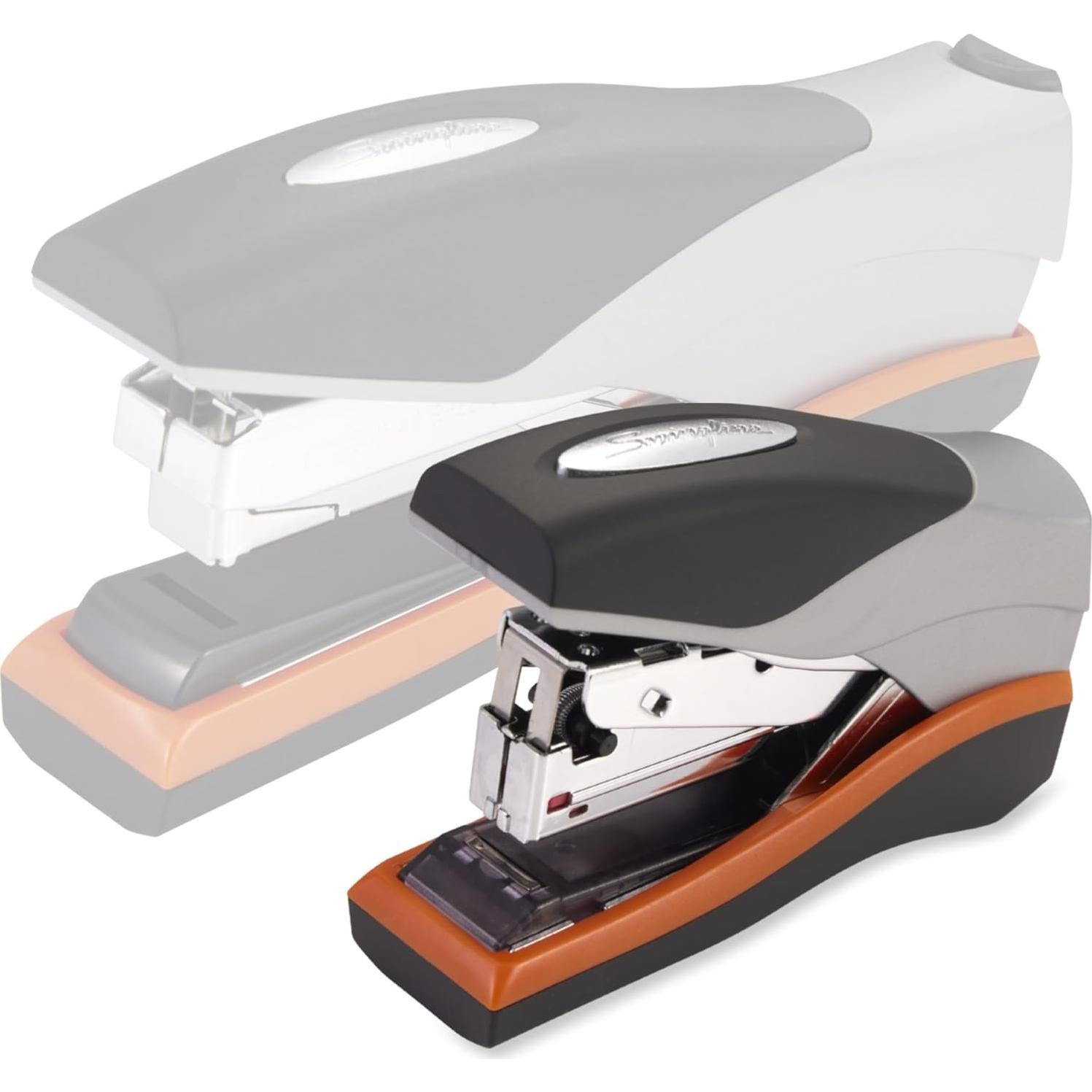 Grapadora Swingline Optima 40, 40 Hojas, Compacta, Negro y Plata