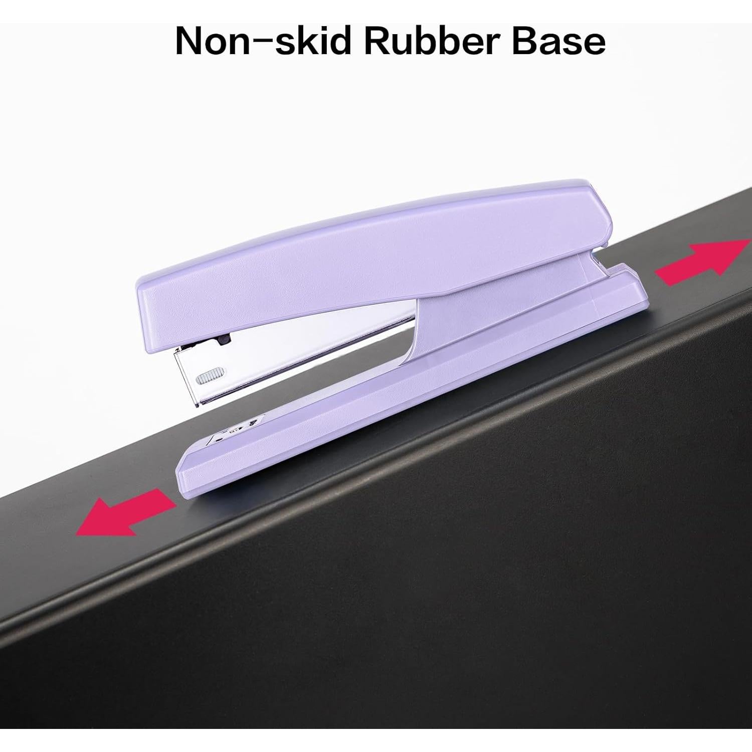 Grapadora Deli E0311-PURPLER Morado 25 Hojas 640 Grapas